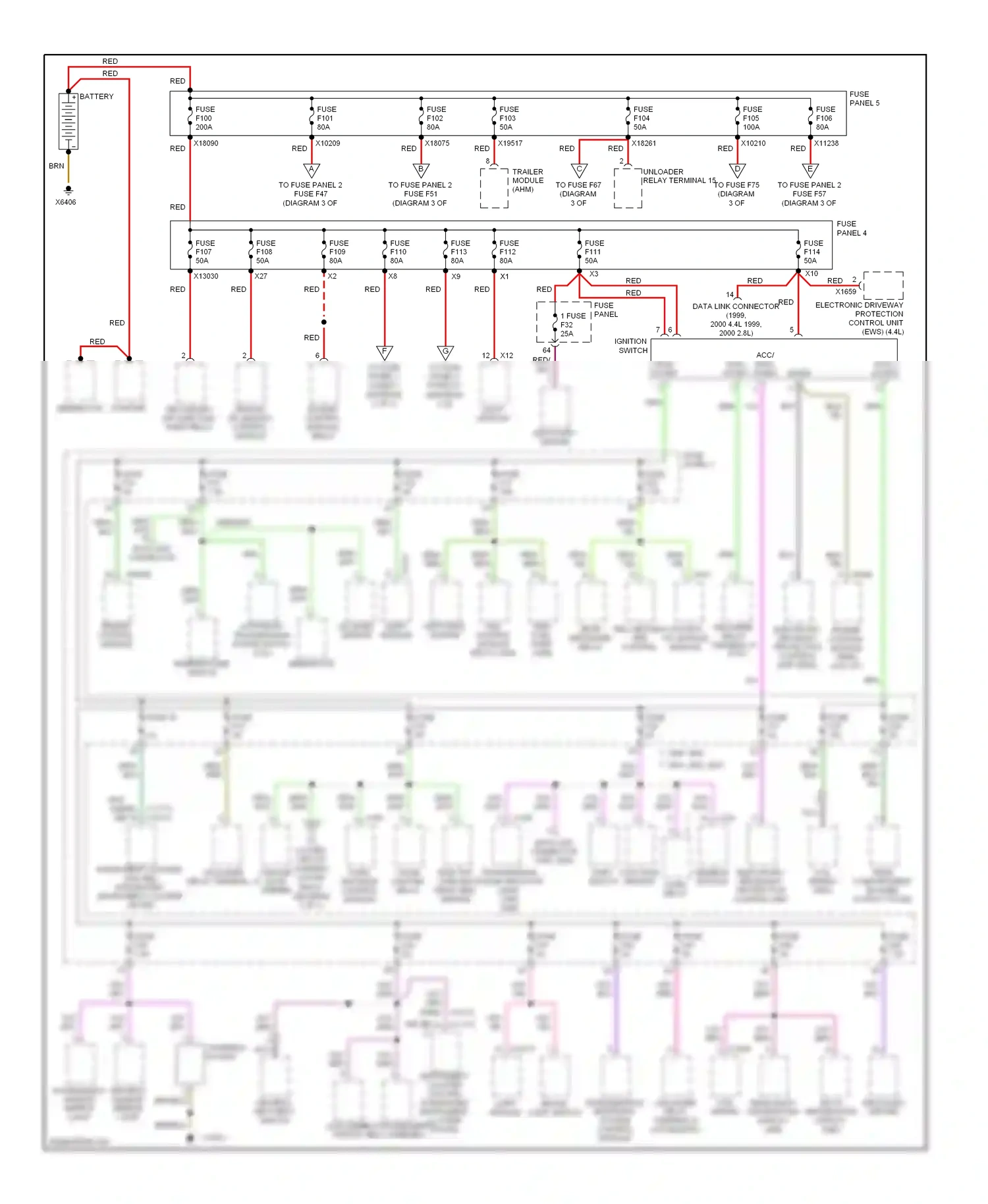 Wiring diagram nca for BMW 5 series E39 facelift (2000-2004) (26 of 62)