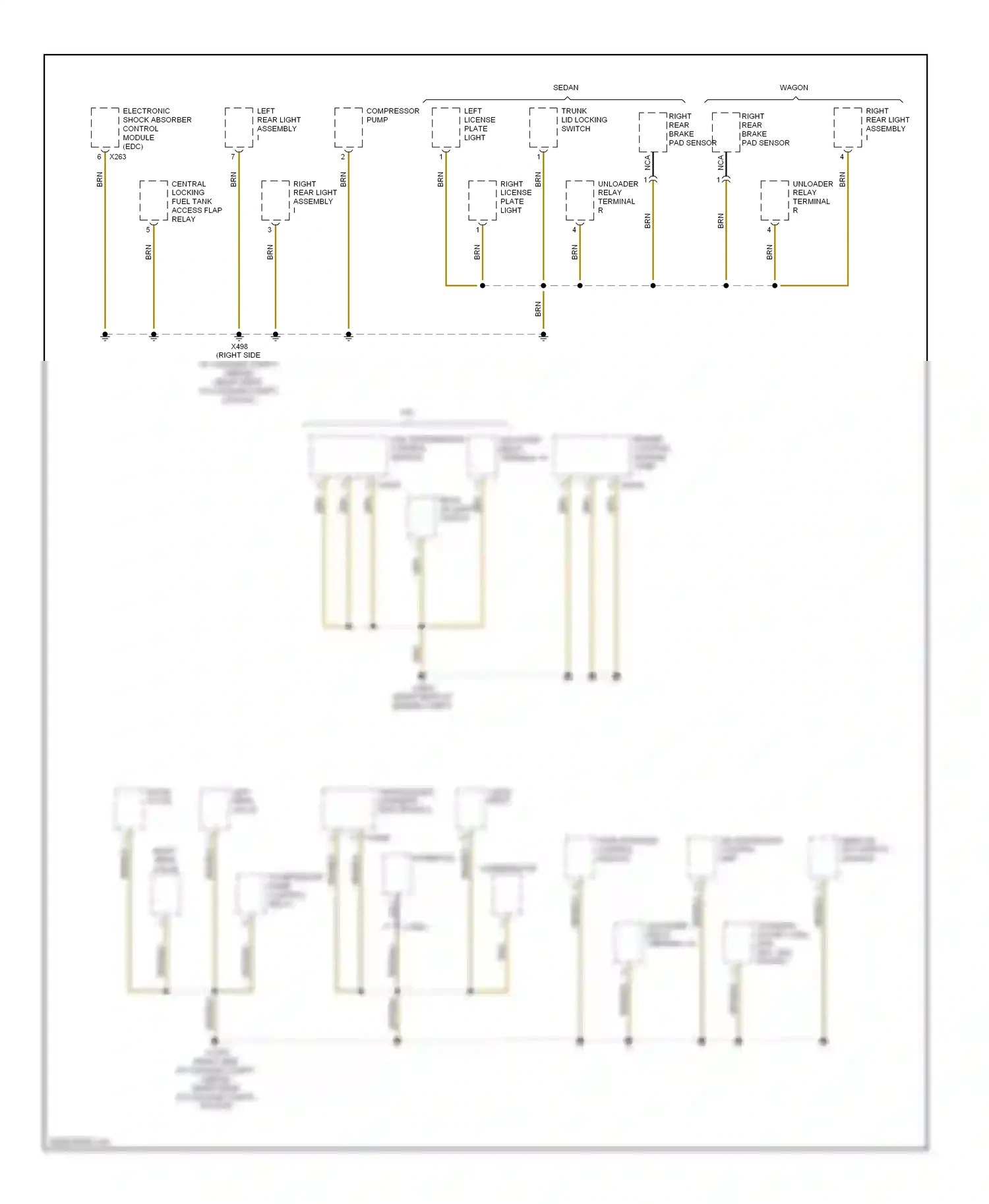 Wiring diagram voice input for BMW 5 series E39 facelift (2000-2004) (1 of 4)