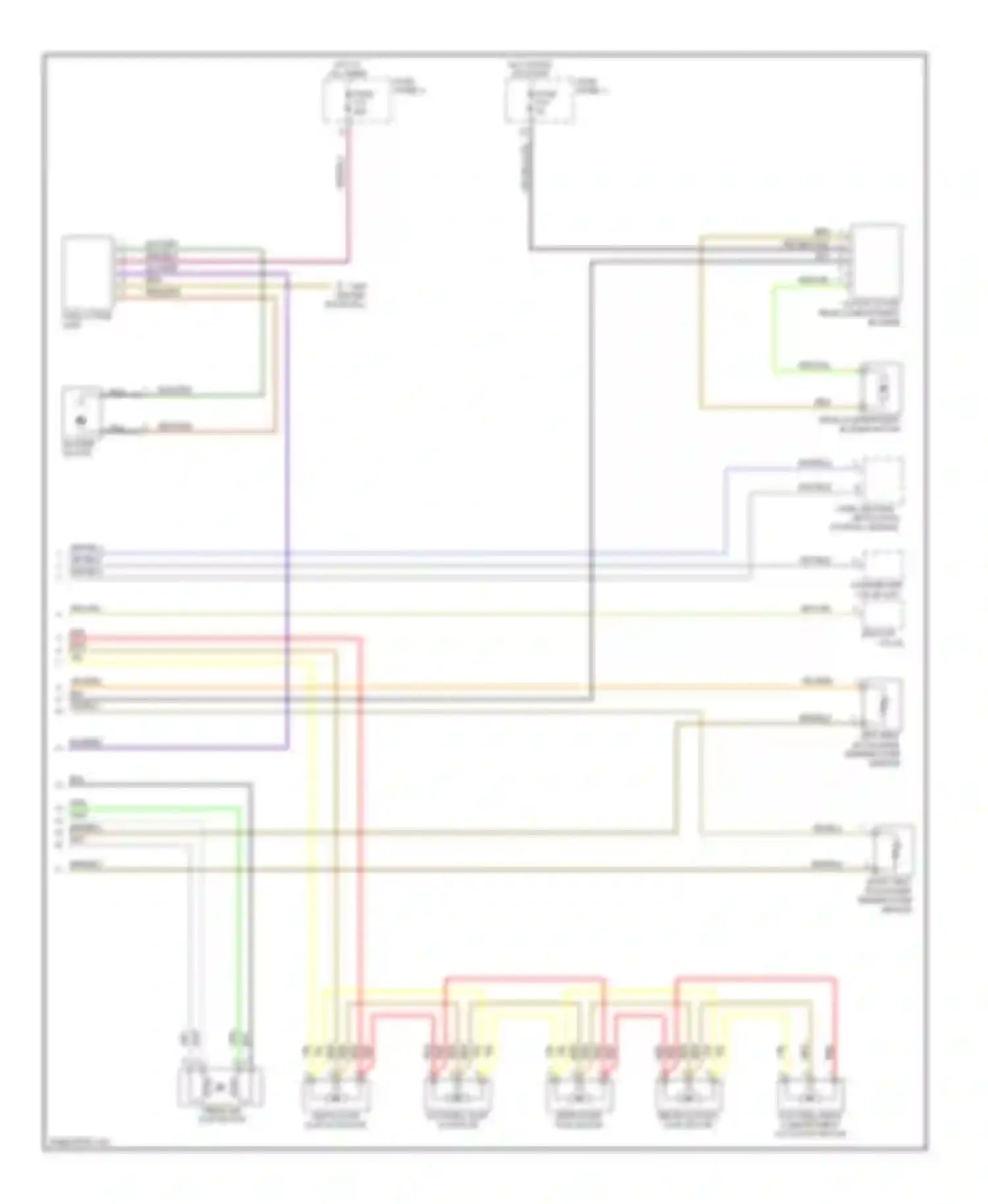 5 series BMW E39 (1995-2000): Automatic a/c circuit (2 of 2)