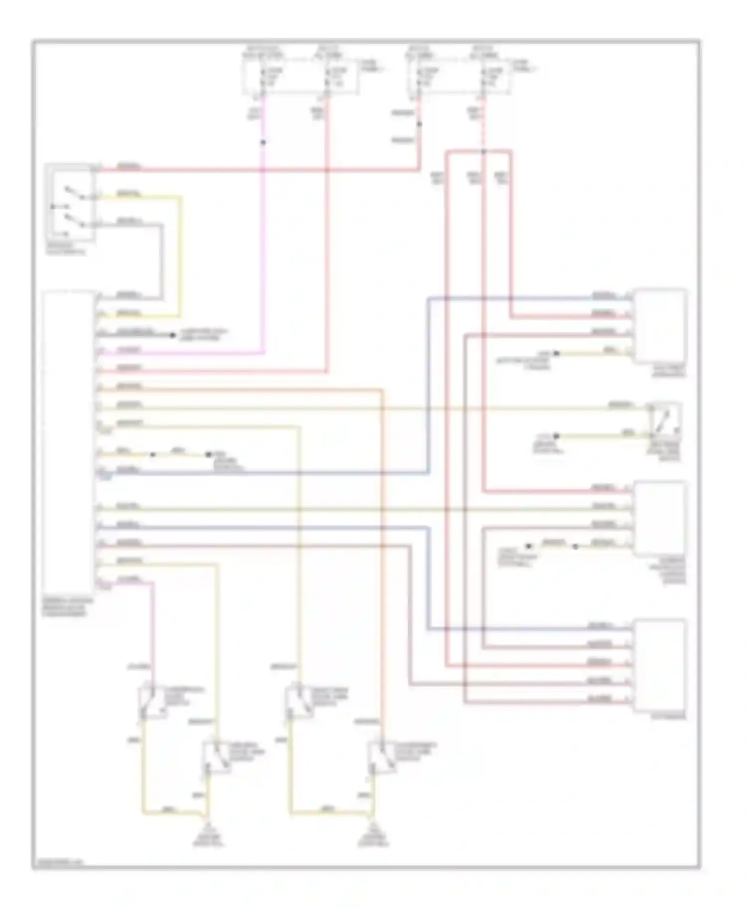 5 series BMW E39 (1995-2000): Forced entry circuit