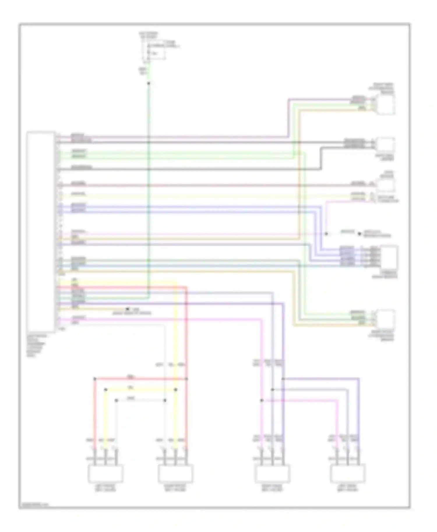 5 series BMW E39 (1995-2000): Electronic damper control circuit
