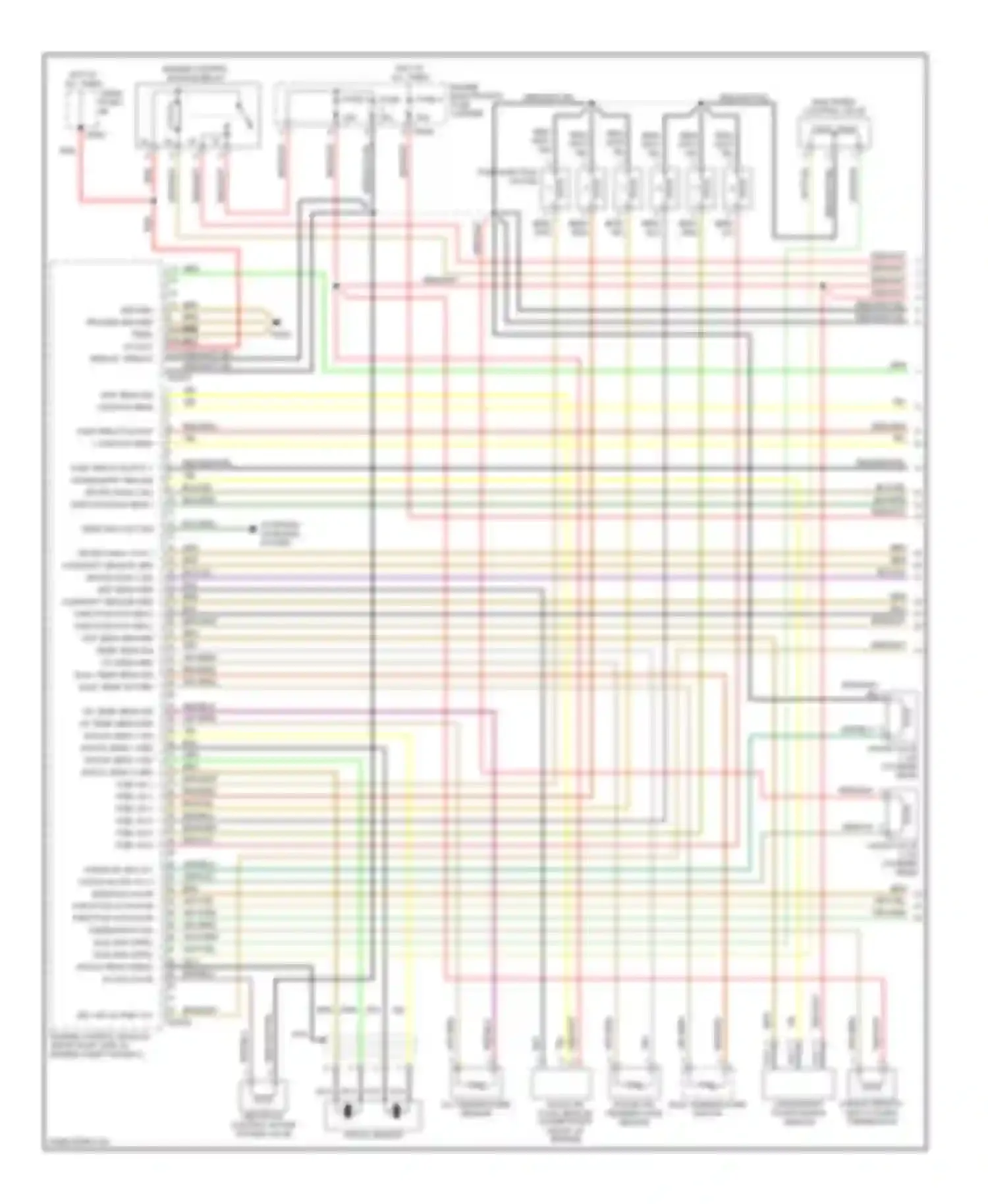 5 series BMW E39 (1995-2000): Wiring diagram engine performance 2.8l (1 of 3)