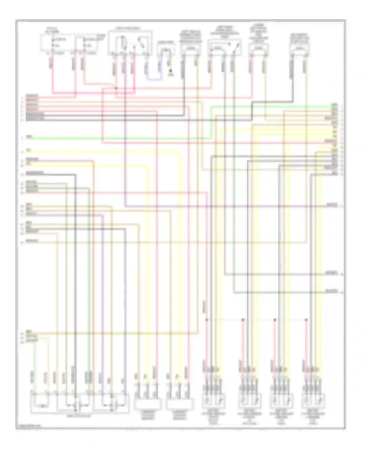 5 series BMW E39 (1995-2000): Wiring diagram engine performance 2.8l (2 of 3)