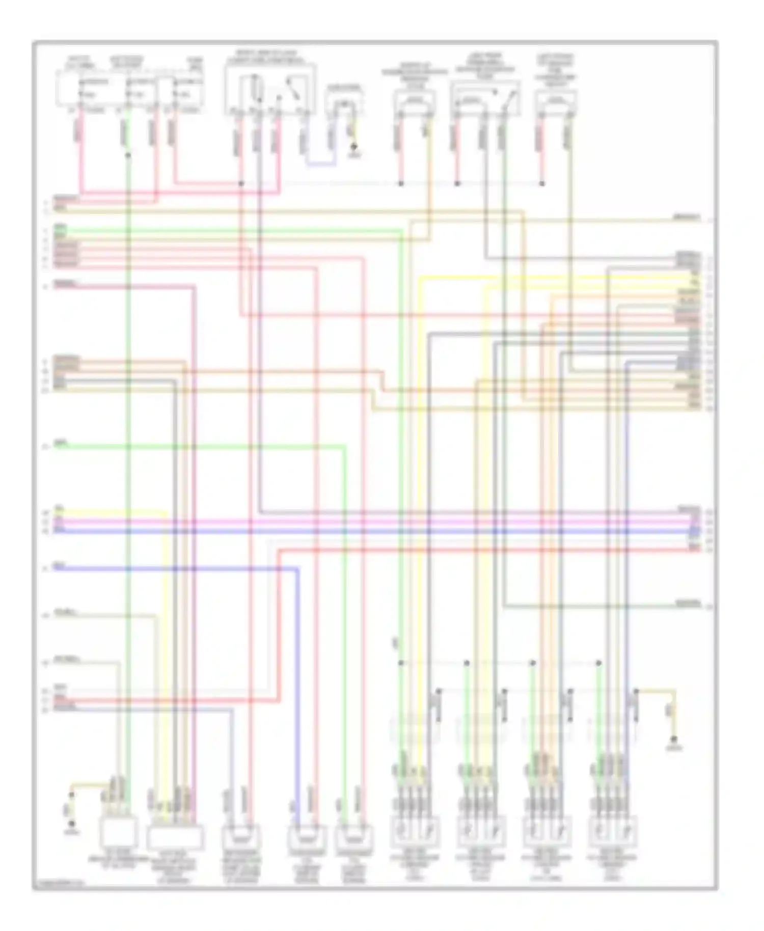 5 series BMW E39 (1995-2000): Wiring diagram engine performance 4.4l (2 of 4)
