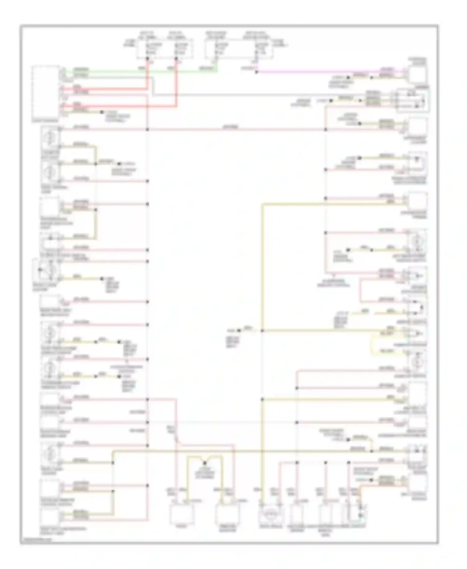 5 series BMW E39 (1995-2000): Instrument illumination circuit