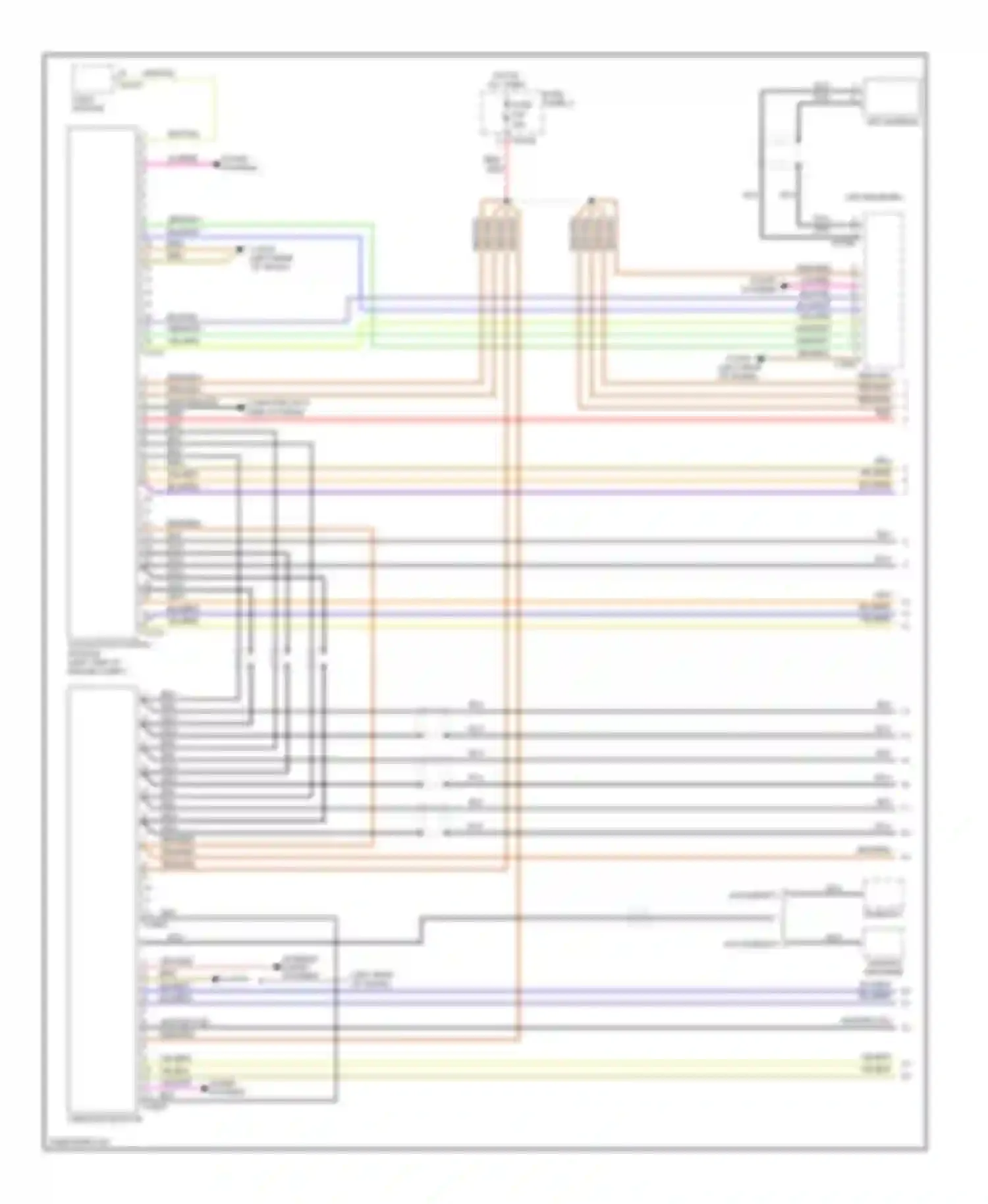 5 series BMW E39 (1995-2000): Navigation circuit (1 of 2)