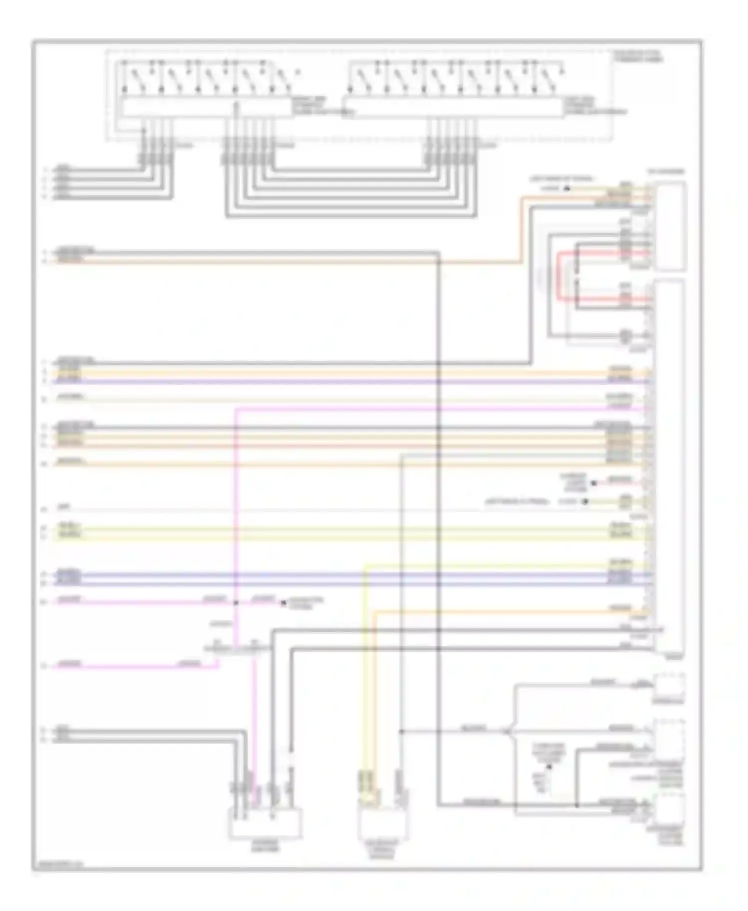 5 series BMW E39 (1995-2000): Radio circuit (3 of 3)