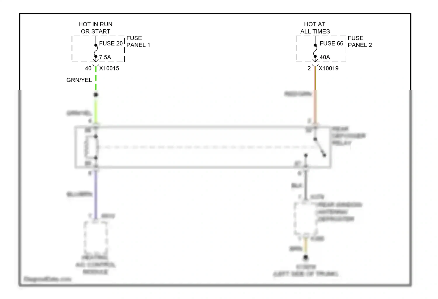 Wiring diagram blk for BMW 5 series E39 (1995-2000) (6 of 45)