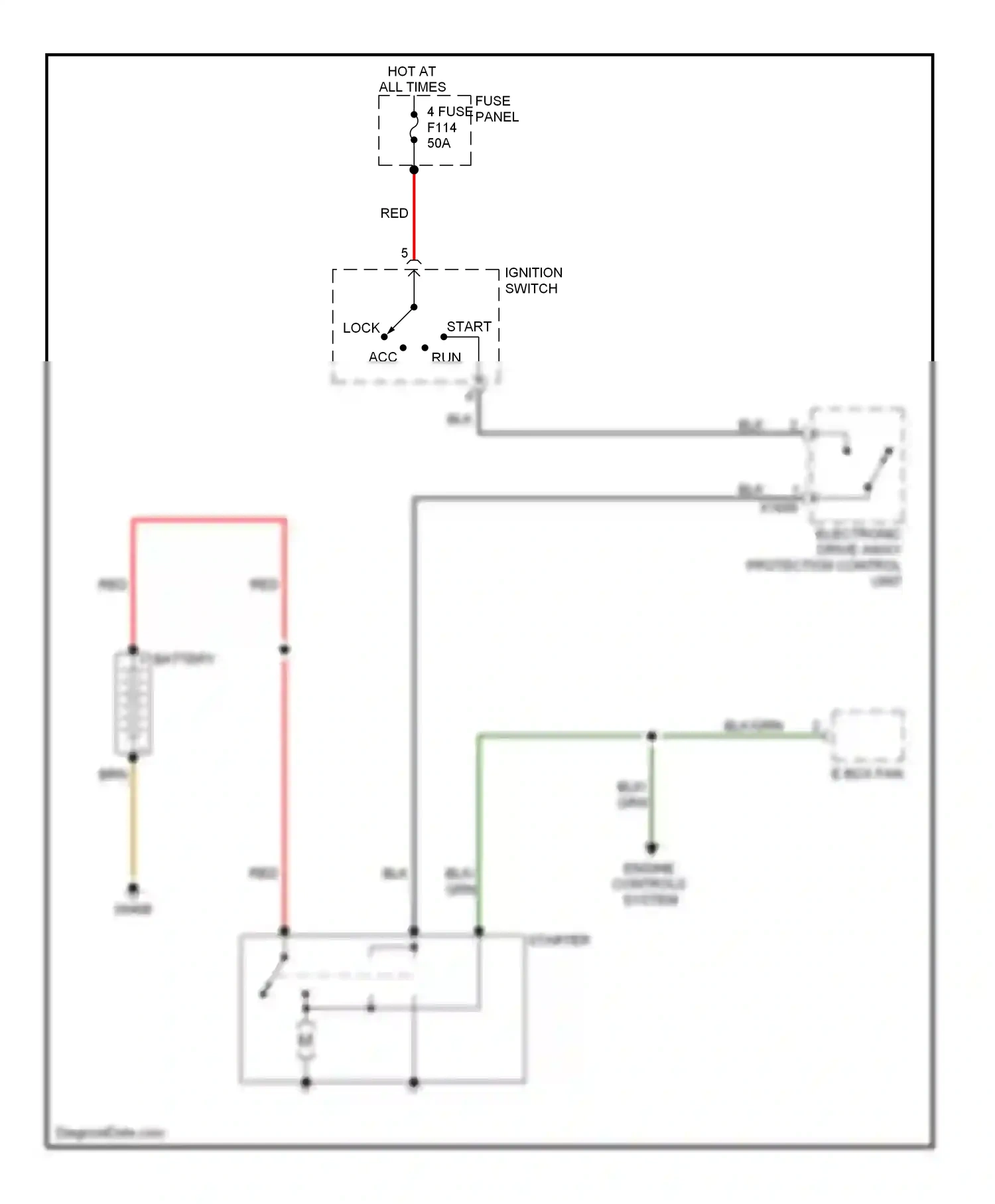 Wiring diagram blk/grn for BMW 5 series E39 (1995-2000) (15 of 20)