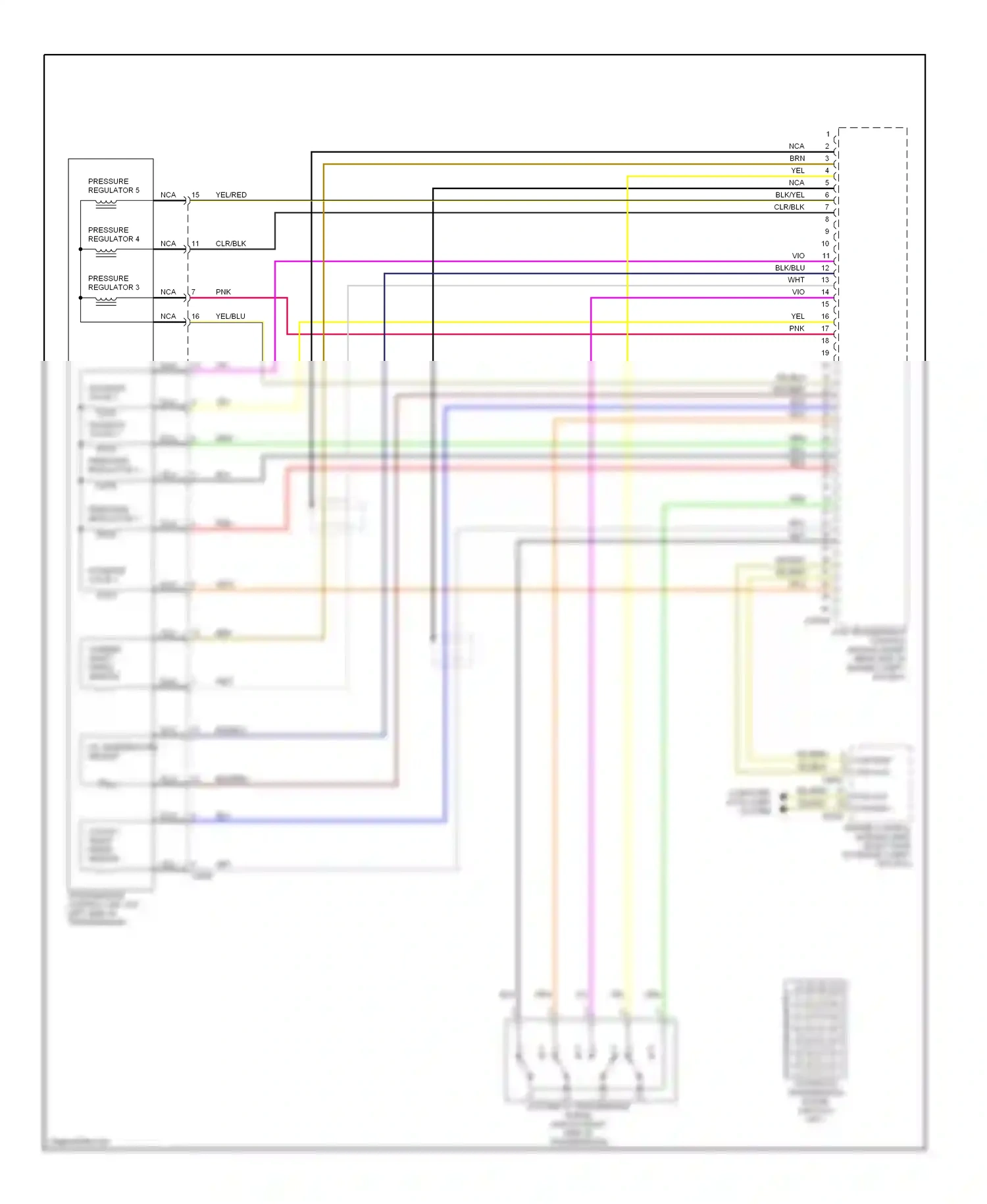 Wiring diagram yel/blk for BMW 5 series E39 (1995-2000) (19 of 20)
