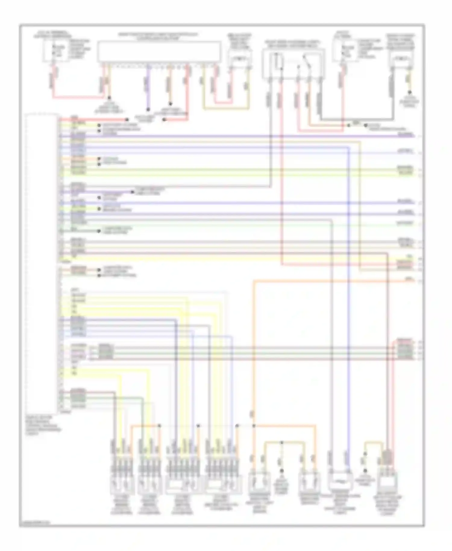 5 series BMW E60/E61 facelift (2007-2010): Wiring diagram engine performance 3.0l twin turbo (1 of 5)