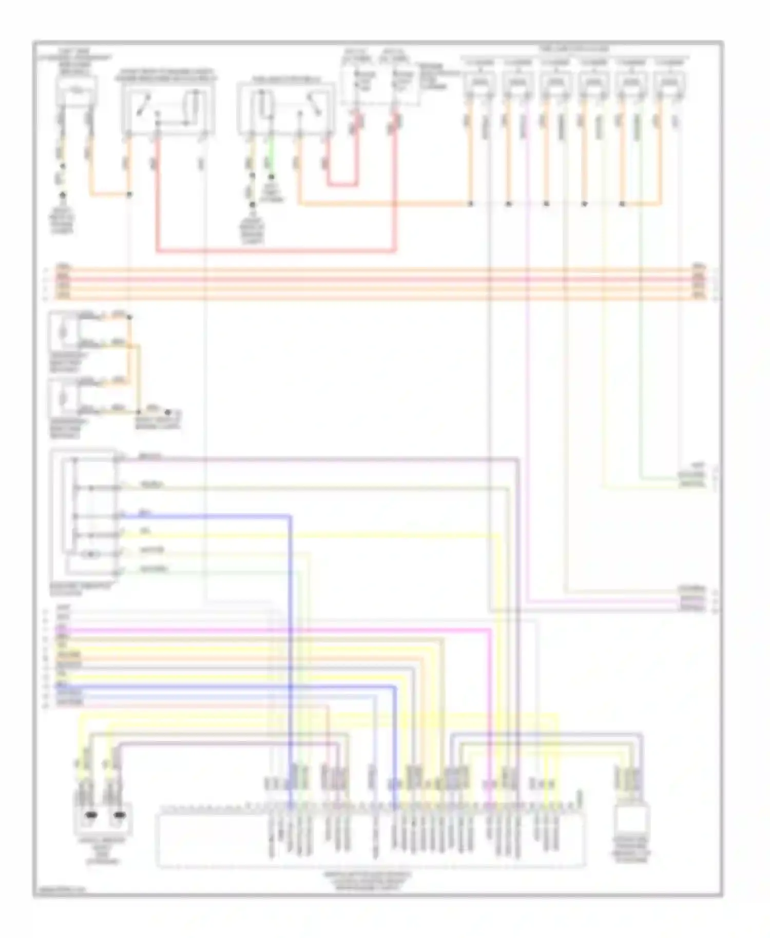 5 series BMW E60/E61 facelift (2007-2010): Wiring diagram engine performance 3.0l (3 of 4)