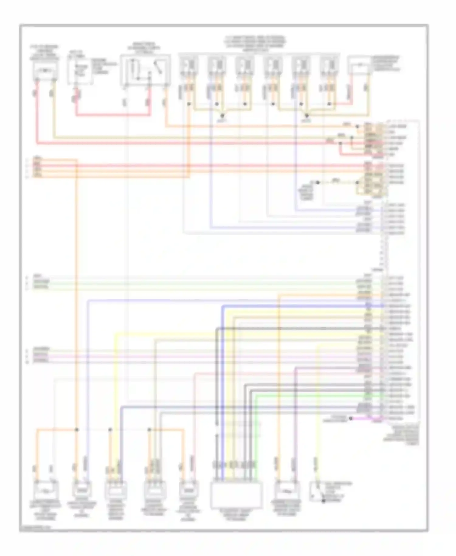 5 series BMW E60/E61 facelift (2007-2010): Wiring diagram engine performance 3.0l (4 of 4)