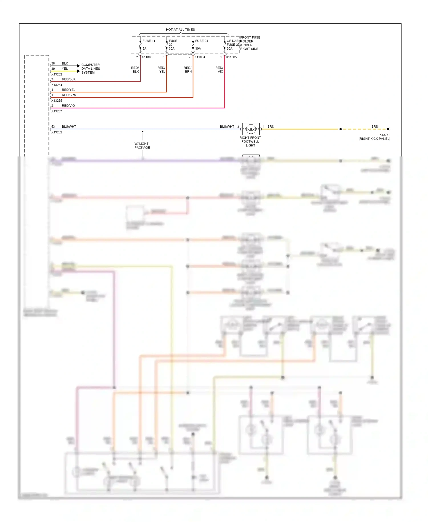 Wiring diagram blk for BMW 5 series E60/E61 facelift (2007-2010) (103 of 117)