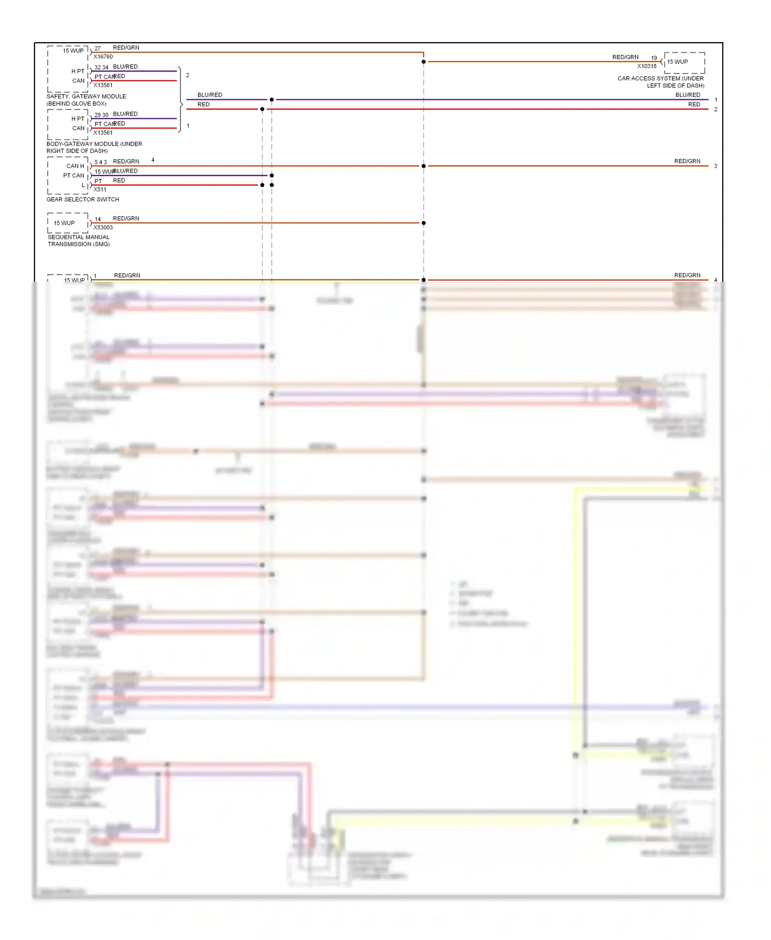 Wiring diagram blk for BMW 5 series E60/E61 facelift (2007-2010) (8 of 117)