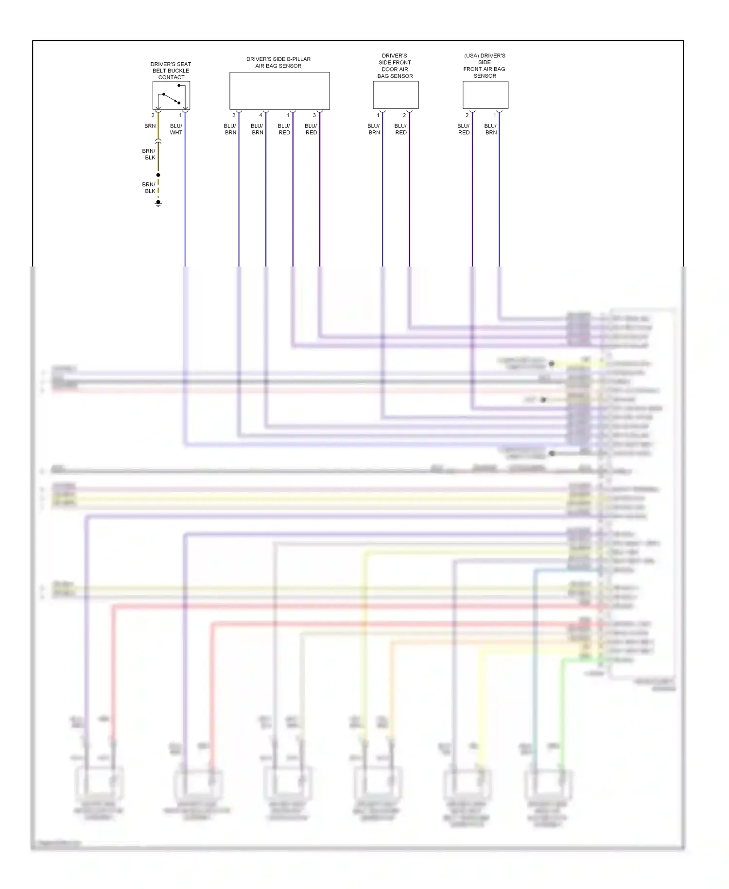 Wiring diagram blk/brn for BMW 5 series E60/E61 facelift (2007-2010) (27 of 35)