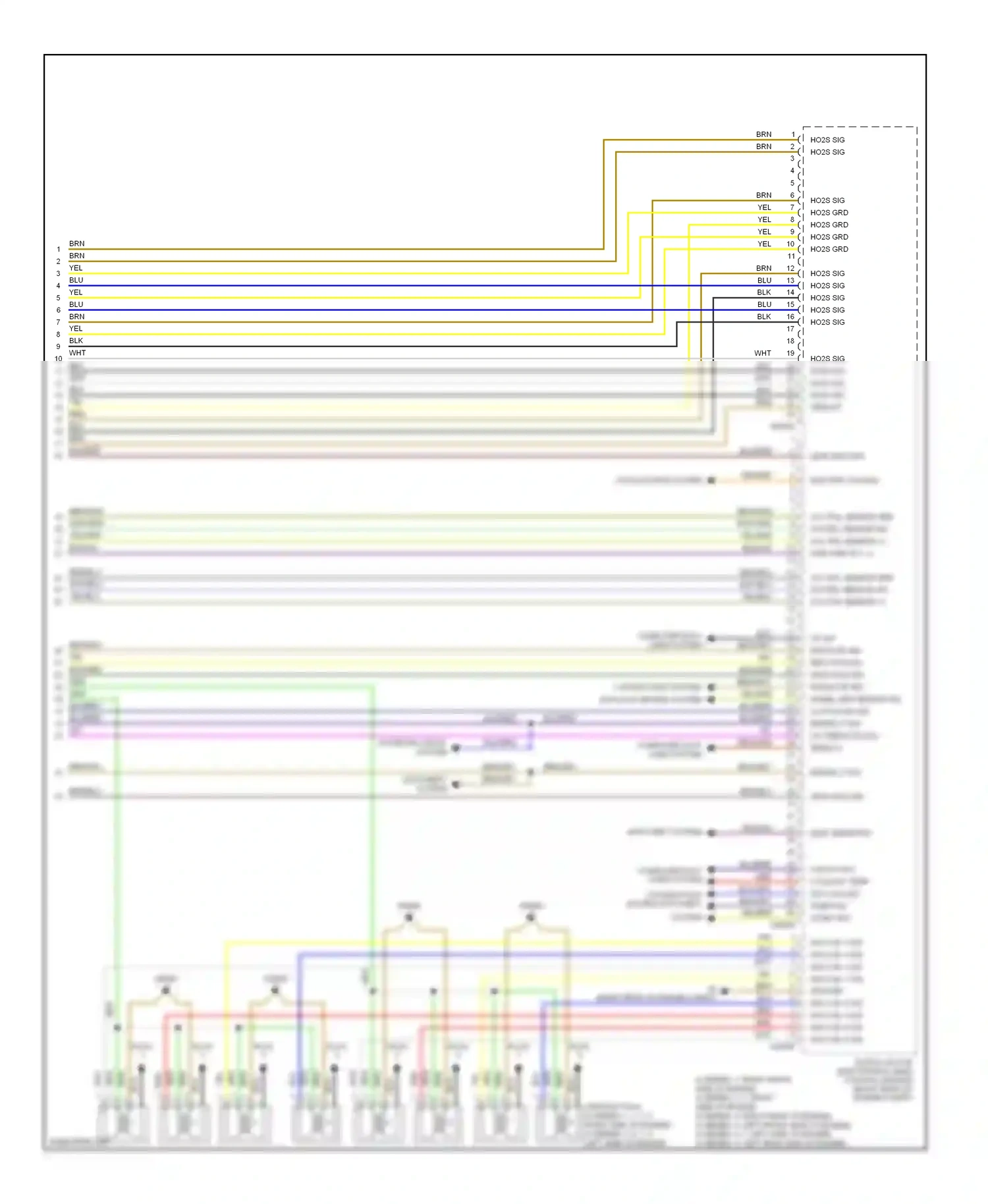 Wiring diagram blk/red for BMW 5 series E60/E61 facelift (2007-2010) (38 of 38)