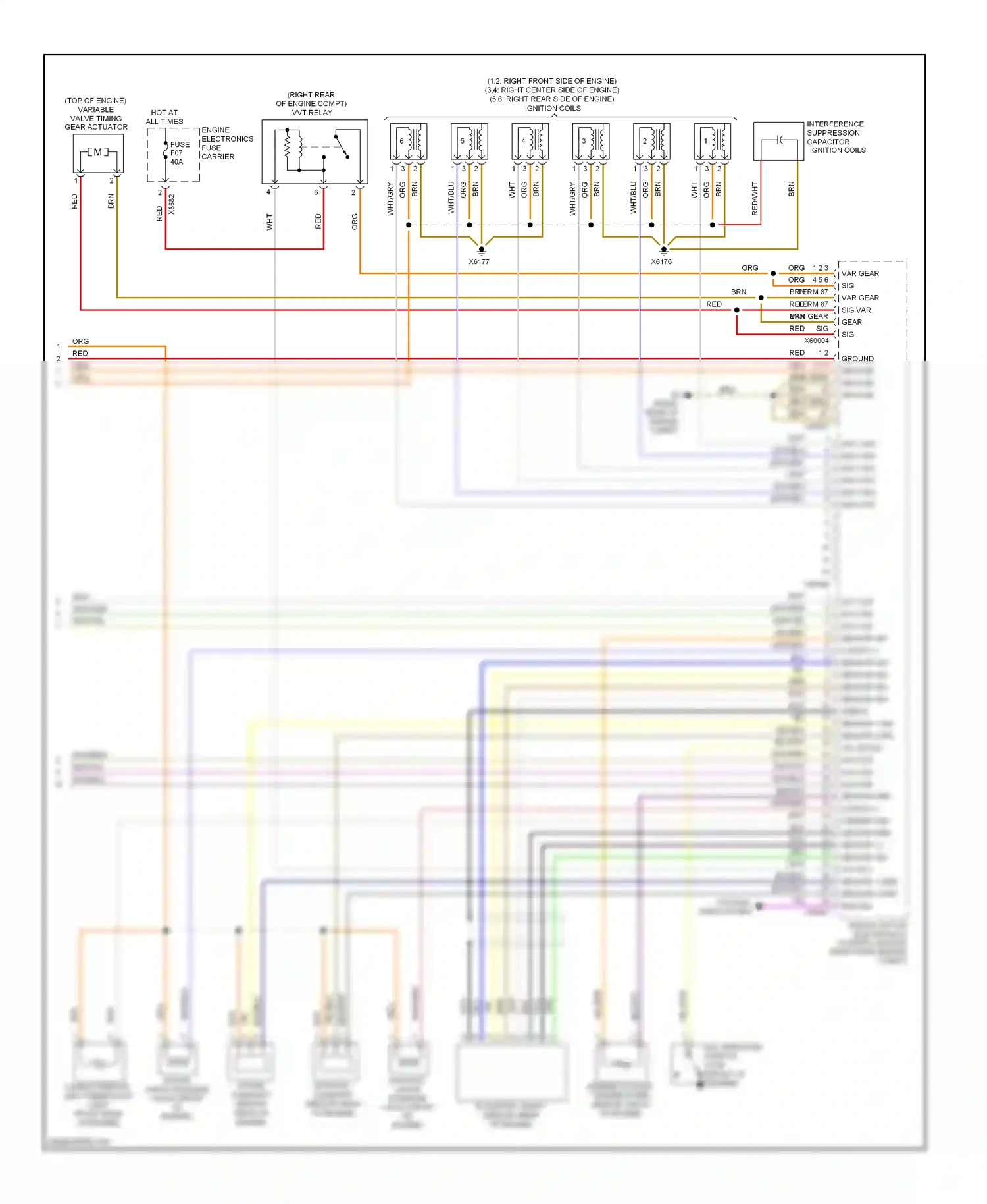 Wiring diagram blk/vio for BMW 5 series E60/E61 facelift (2007-2010) (10 of 51)