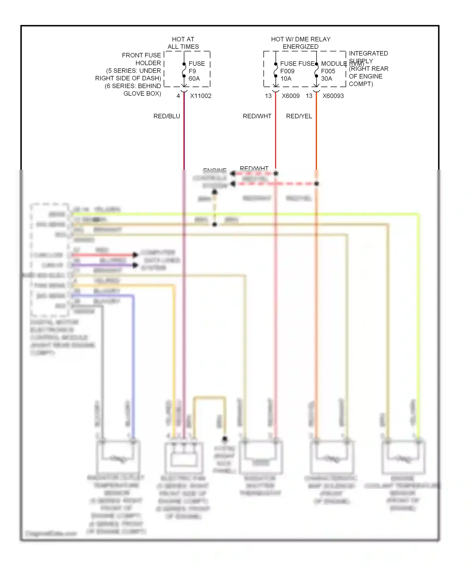 Wiring diagram brn for BMW 5 series E60/E61 facelift (2007-2010) (13 of 138)