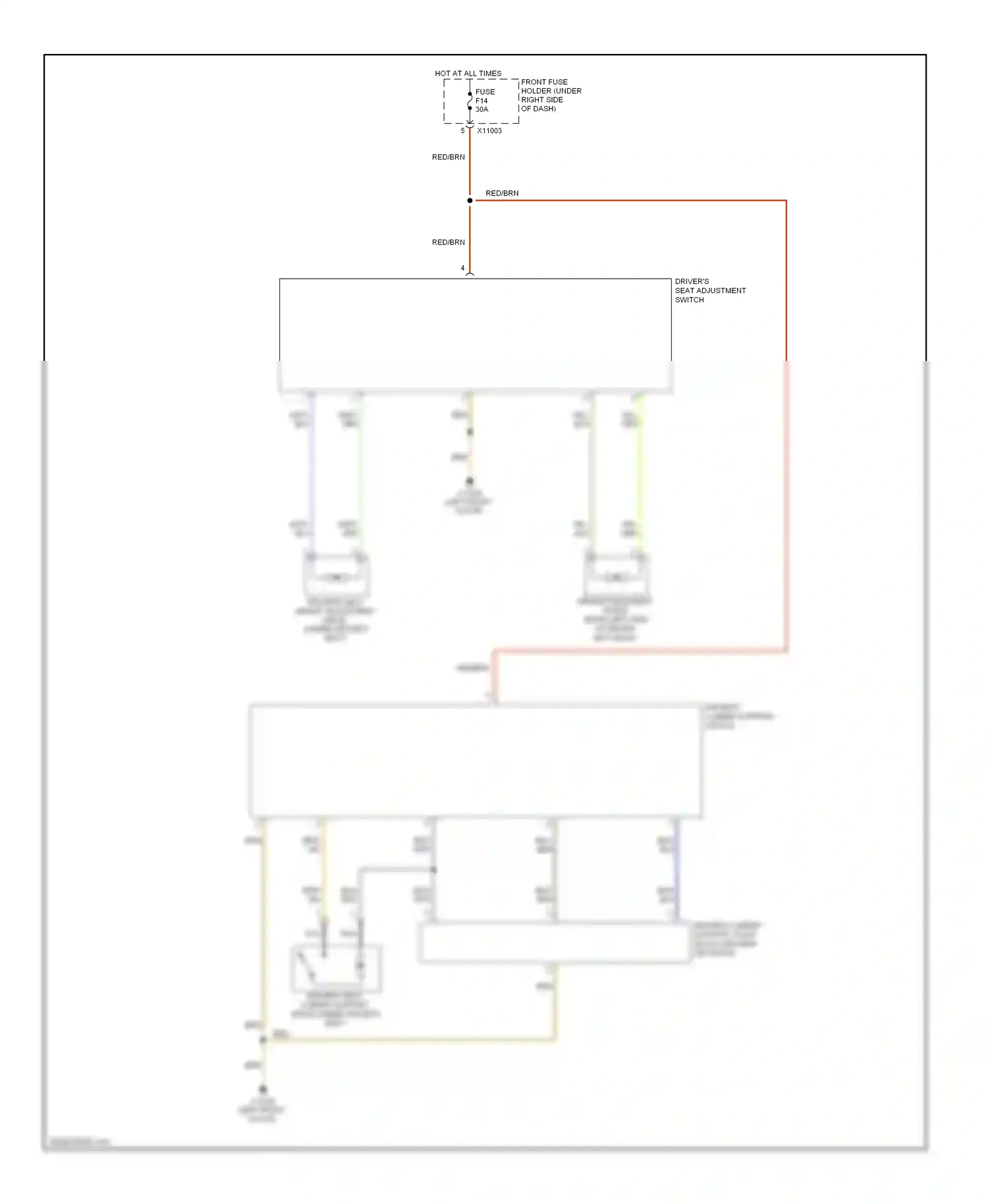 Wiring diagram brn for BMW 5 series E60/E61 facelift (2007-2010) (71 of 138)