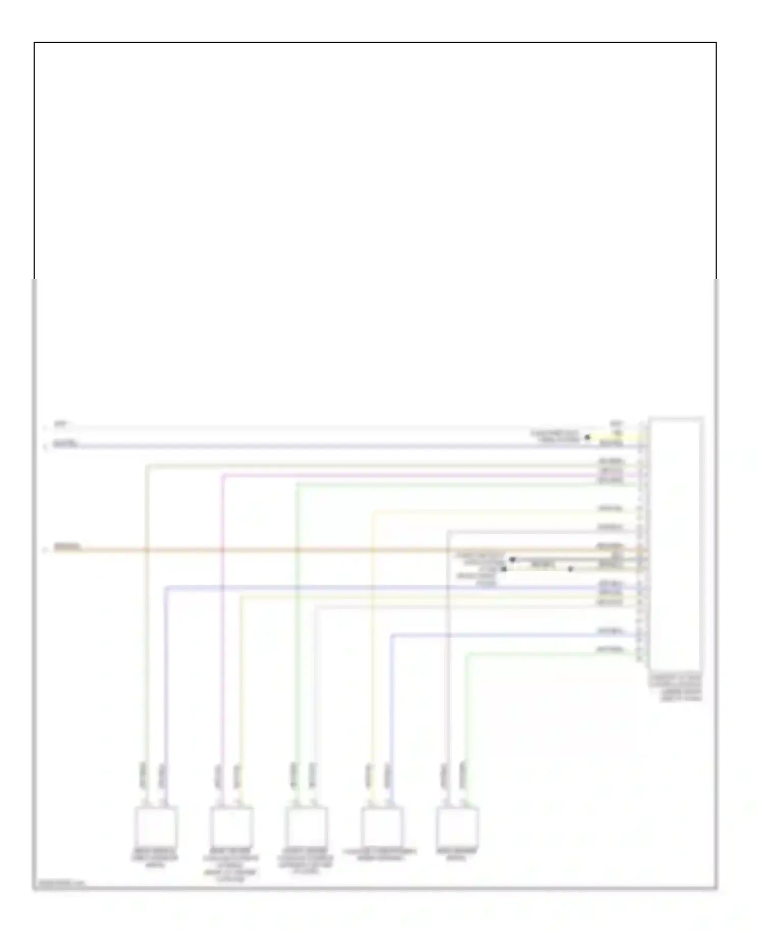 Wiring diagram computer data lines system for BMW 5 series E60/E61 facelift (2007-2010) (2 of 90)