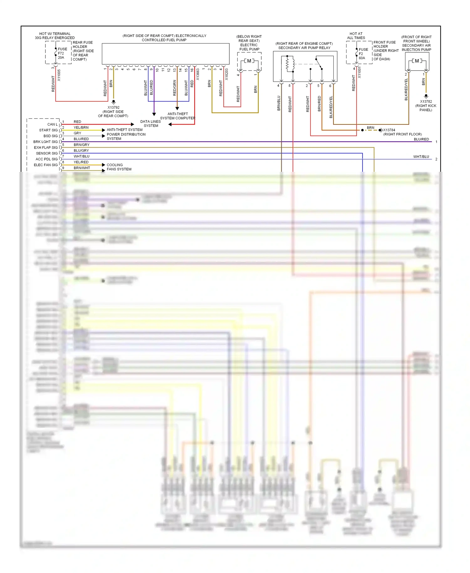 Wiring diagram nca for BMW 5 series E60/E61 facelift (2007-2010) (10 of 90)