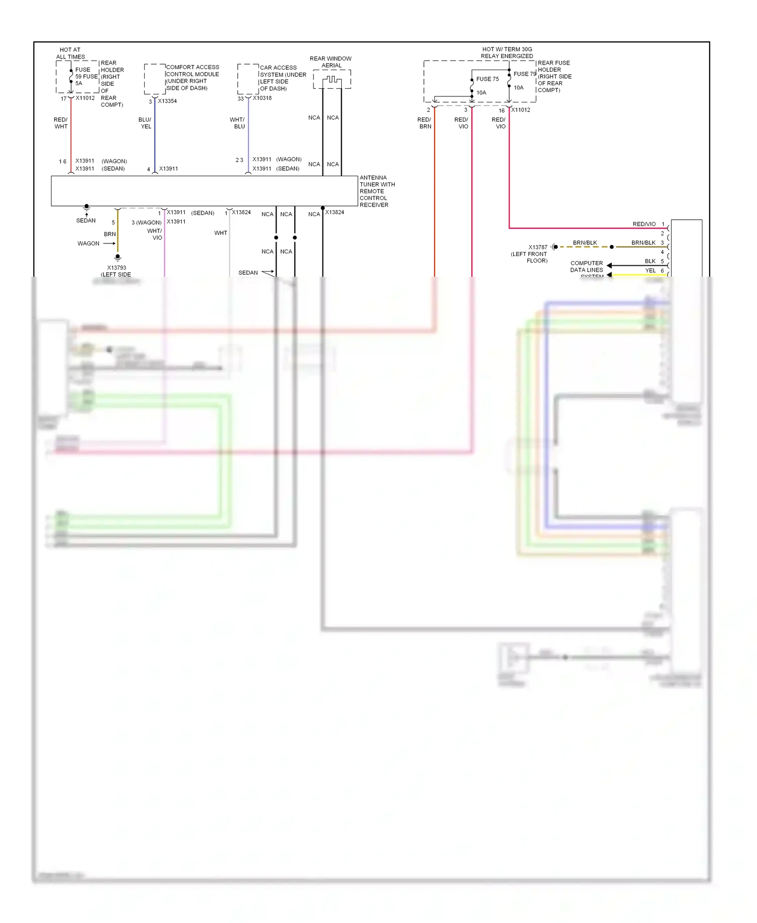 Wiring diagram org/ for BMW 5 series E60/E61 facelift (2007-2010) (5 of 26)
