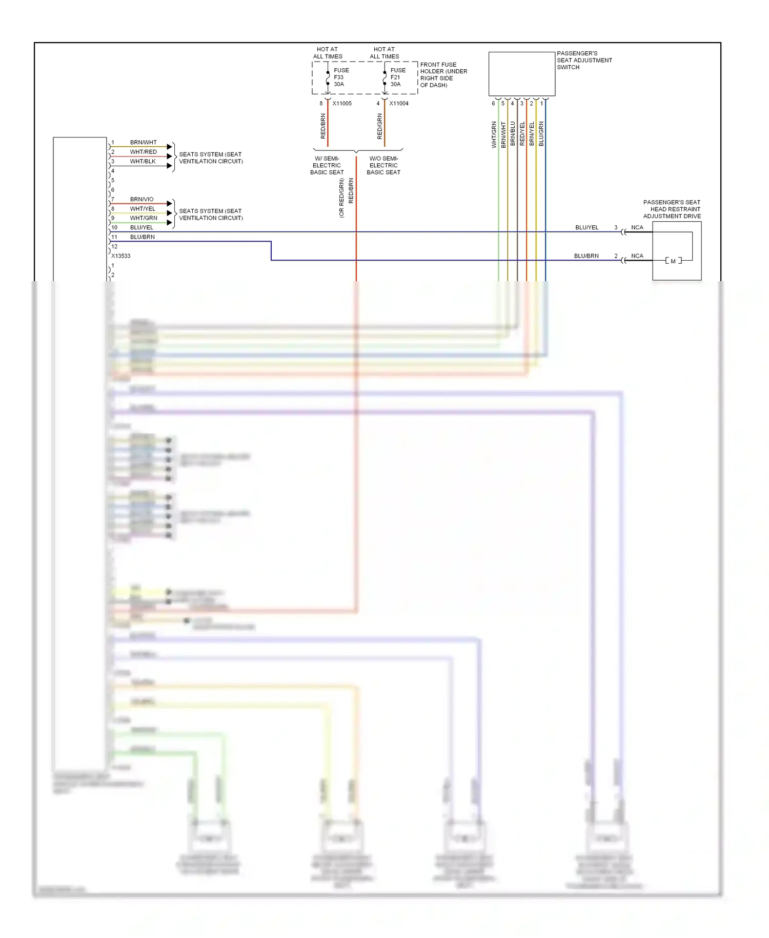 Wiring diagram red/grn for BMW 5 series E60/E61 facelift (2007-2010) (29 of 57)