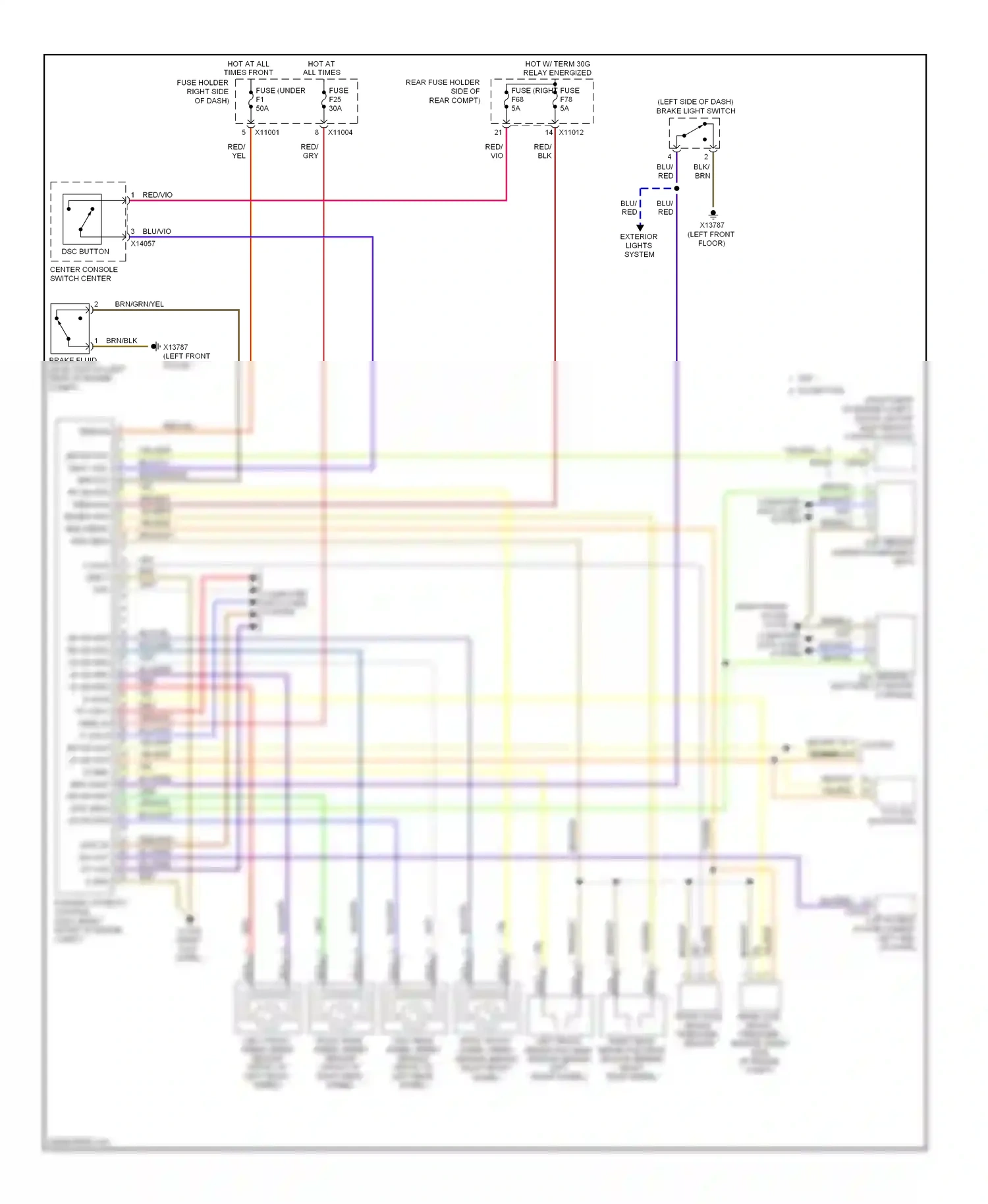 Wiring diagram vio for BMW 5 series E60/E61 facelift (2007-2010) (2 of 70)