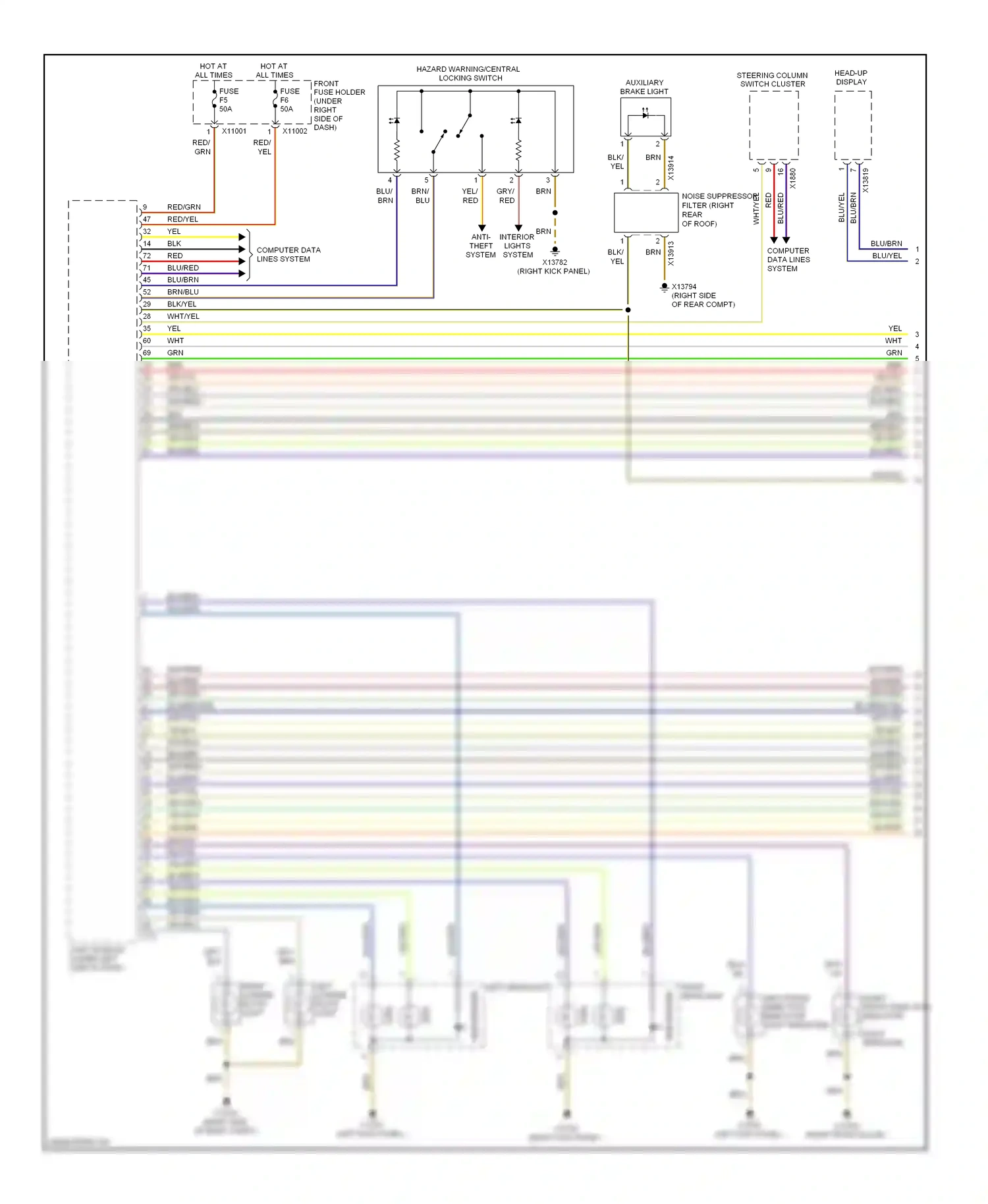 Wiring diagram vio for BMW 5 series E60/E61 facelift (2007-2010) (63 of 70)