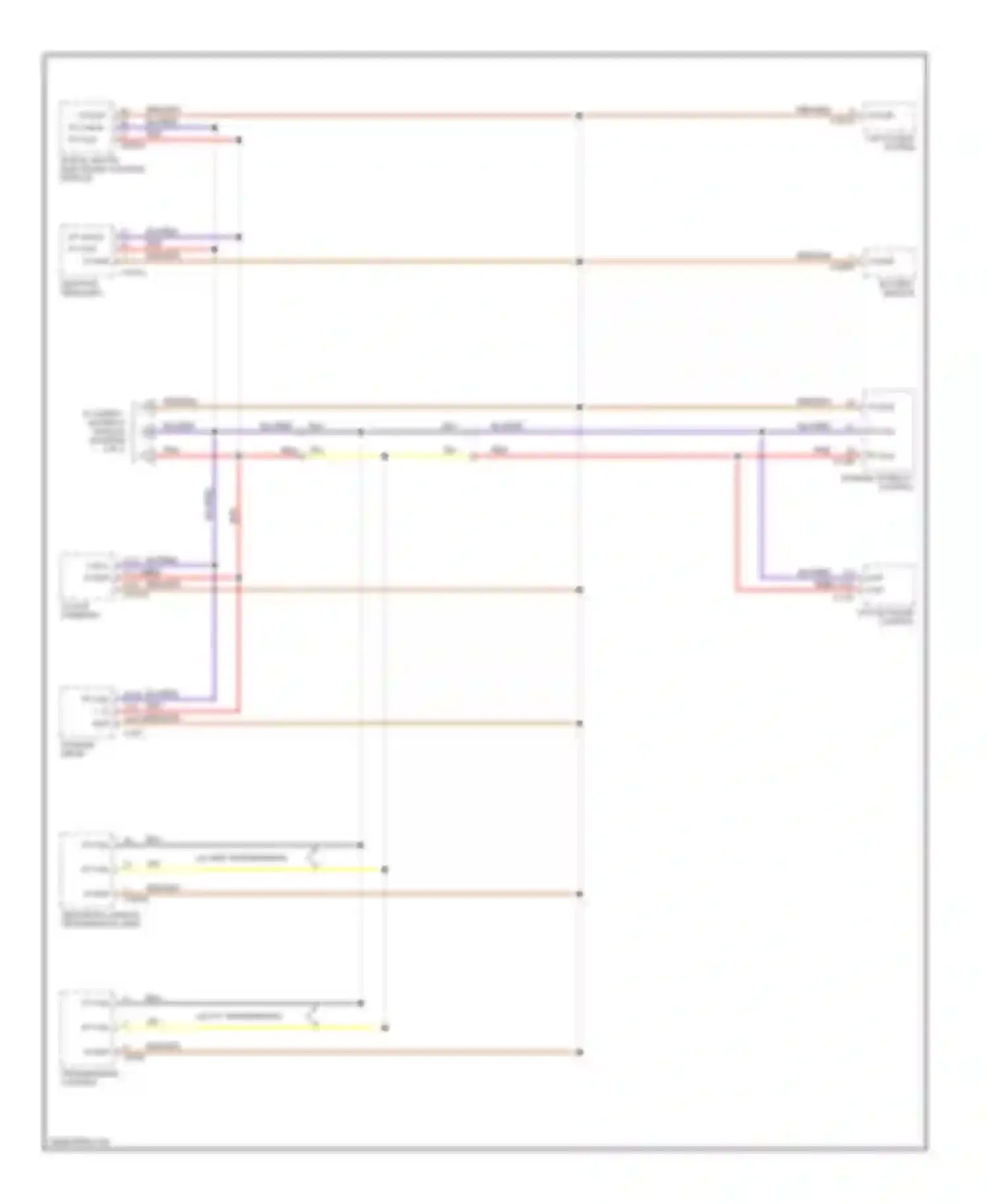 5 series BMW E60/E61 (2002-2007): Data bus circuit (1 of 3)