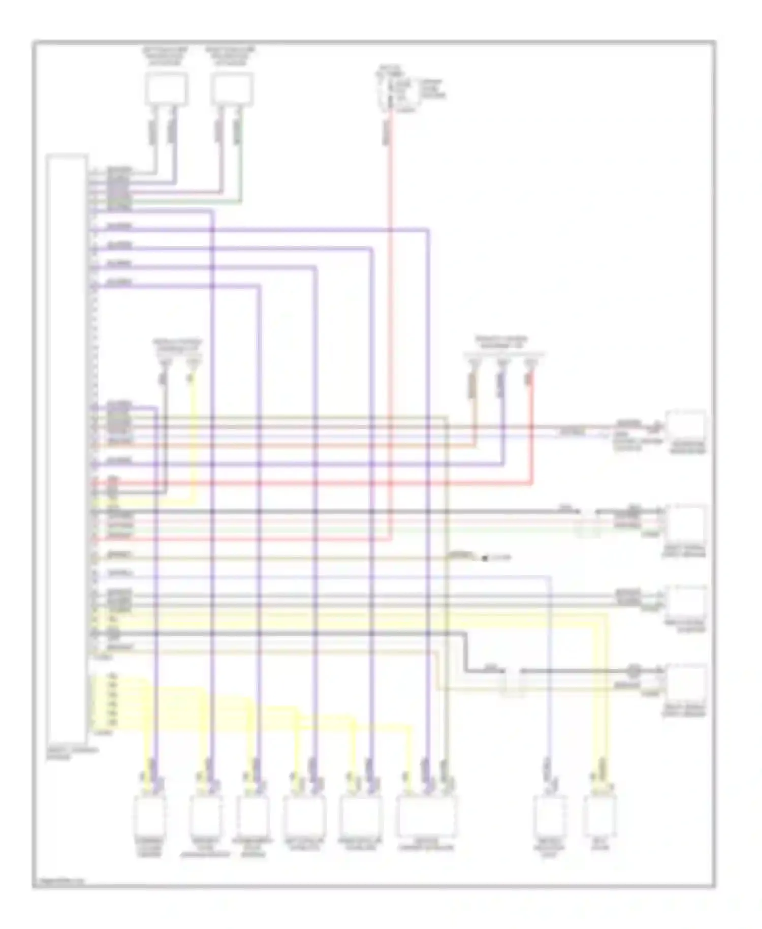 5 series BMW E60/E61 (2002-2007): Data bus circuit (3 of 3)