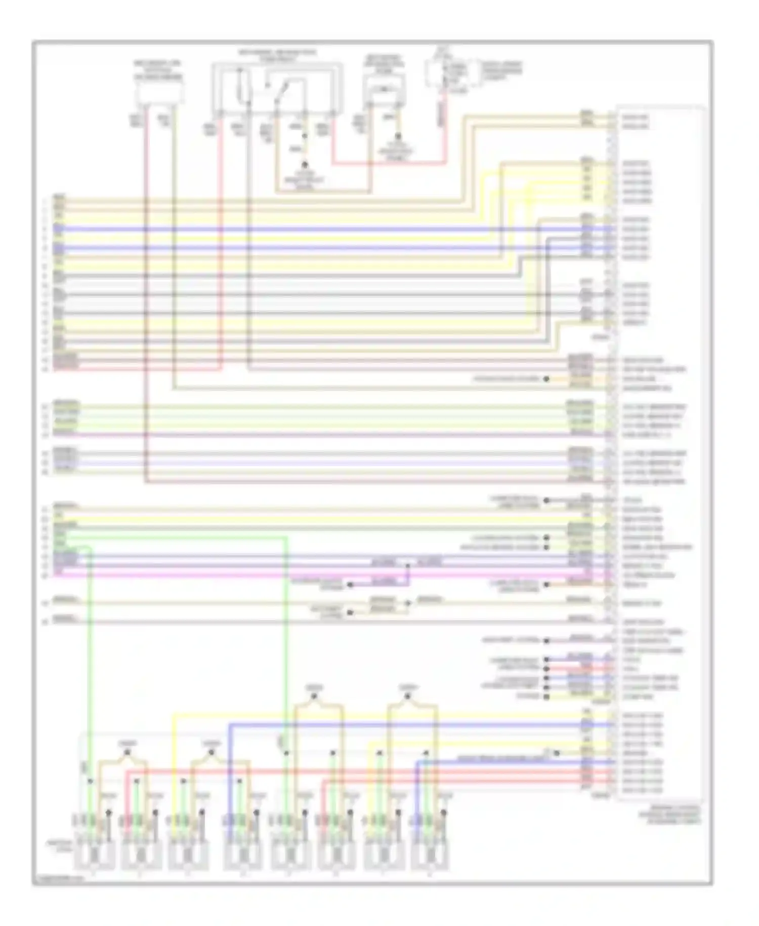 5 series BMW E60/E61 (2002-2007): Wiring diagram engine performance 4.4l (6 of 6)
