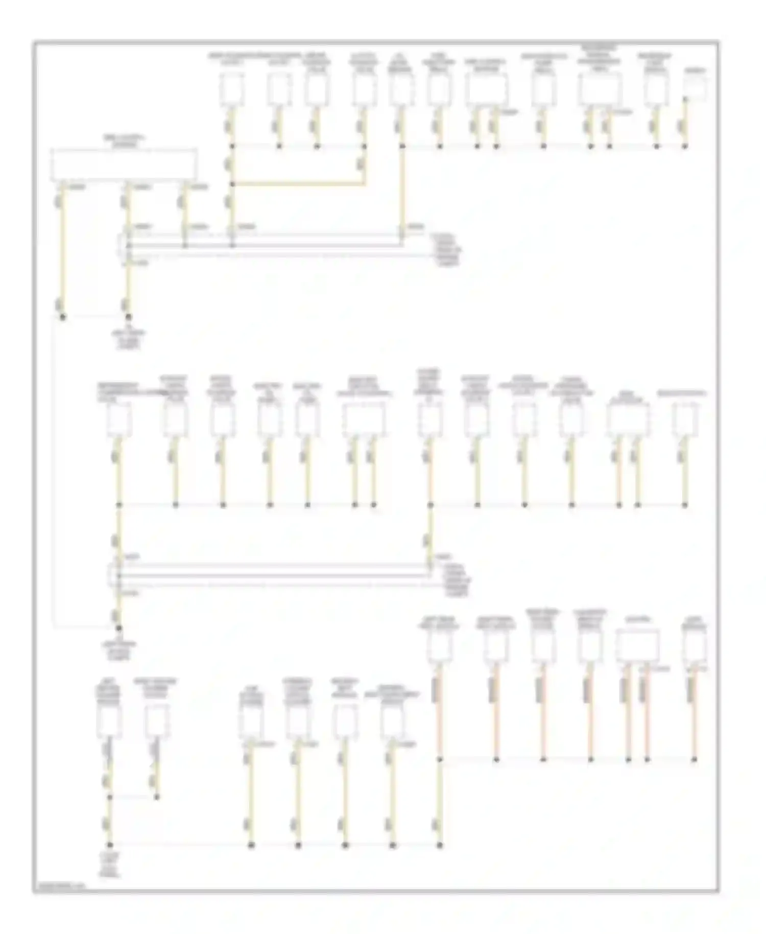 5 series BMW E60/E61 (2002-2007): Ground distribution circuit, early production (1 of 7)
