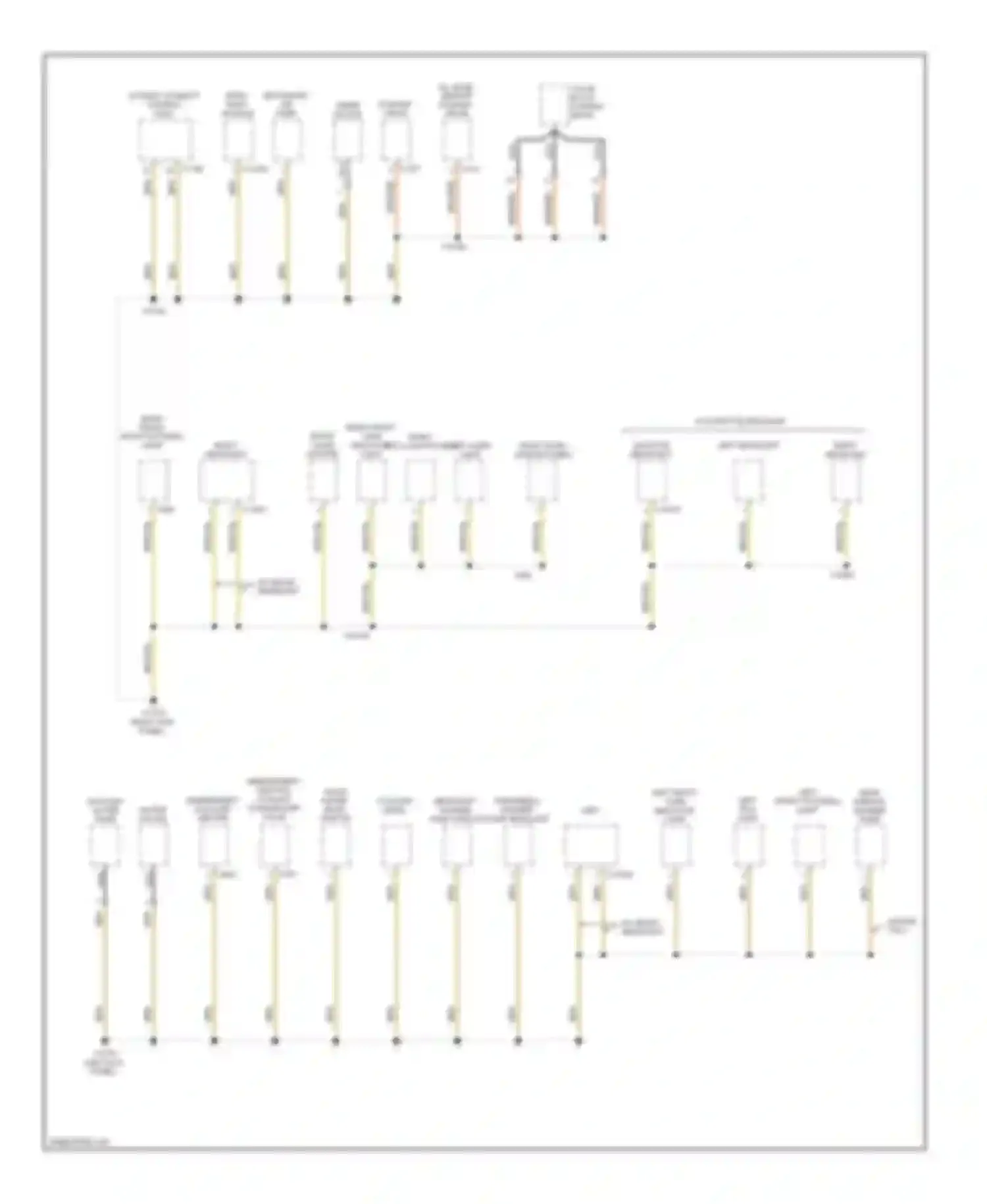 5 series BMW E60/E61 (2002-2007): Ground distribution circuit, early production (3 of 7)