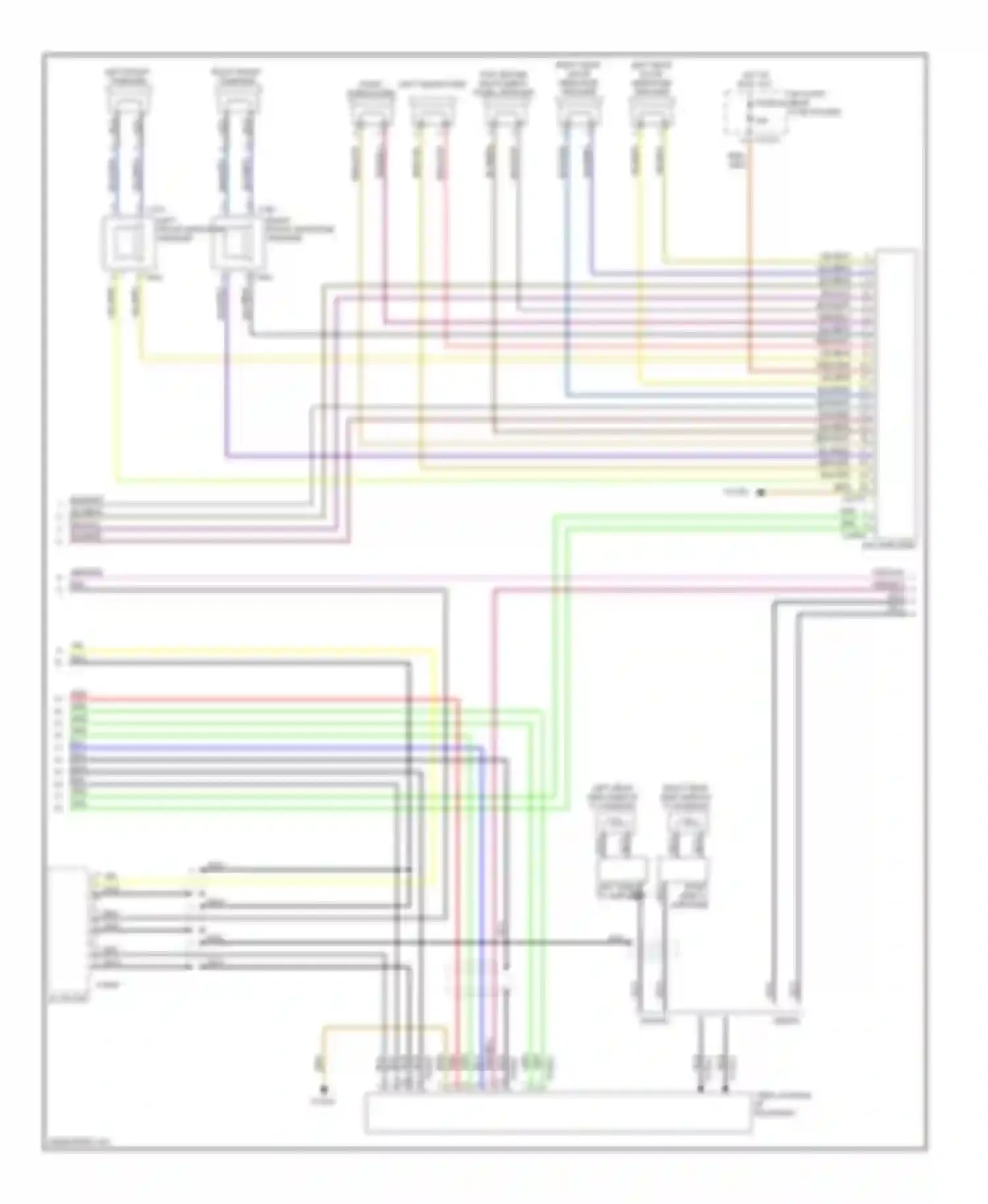 5 series BMW E60/E61 (2002-2007): Navigation circuit, with top hifi radio (2 of 3)