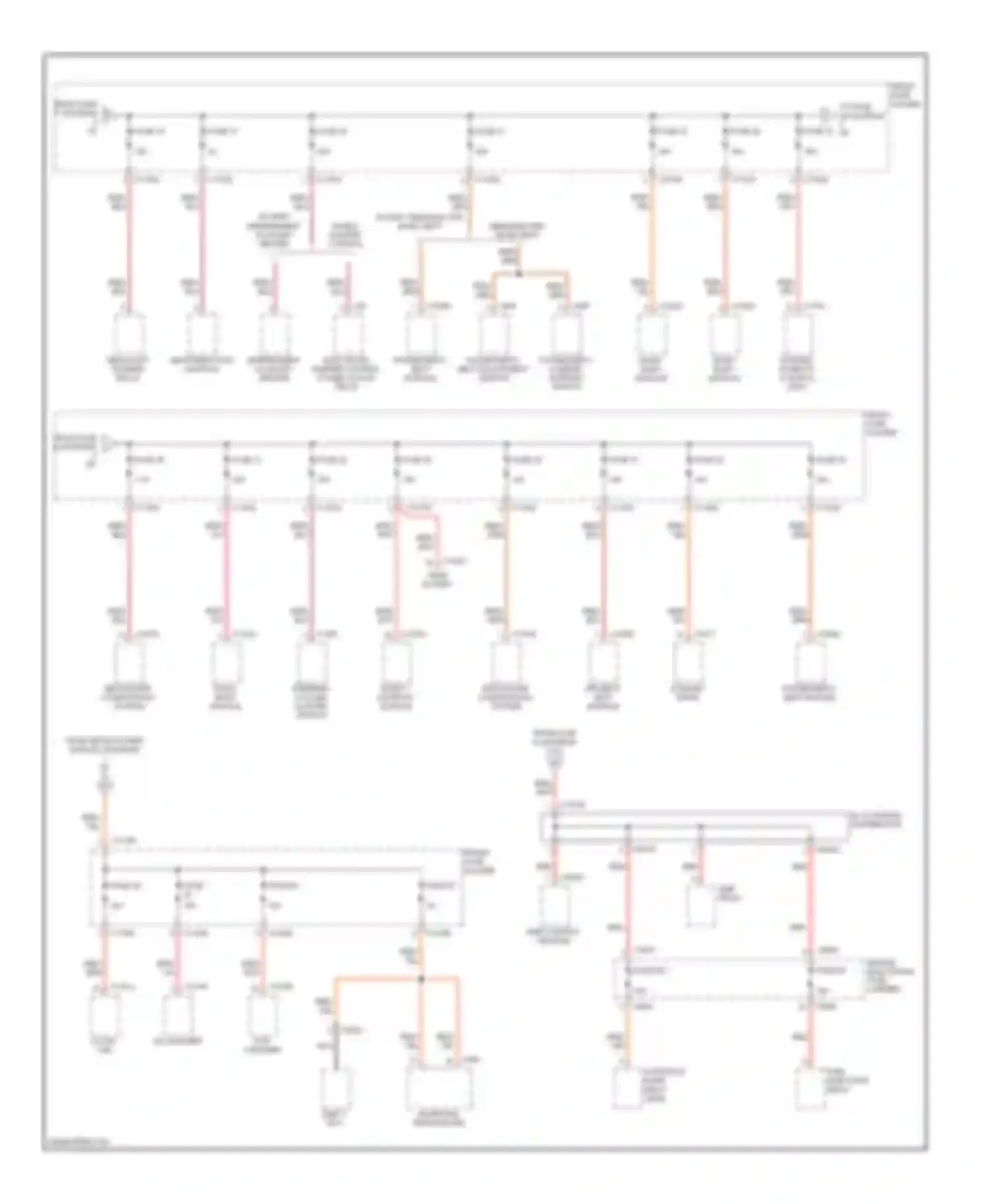 5 series BMW E60/E61 (2002-2007): Power distribution circuit (5 of 5)