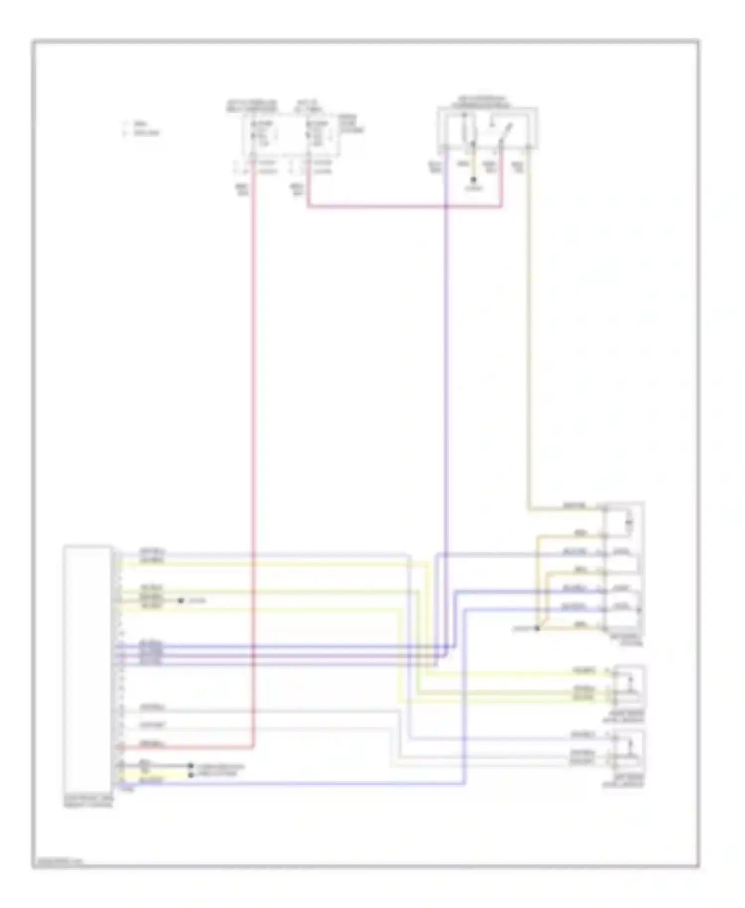 Wiring diagram red/blk for BMW 5 series E60/E61 (2002-2007)