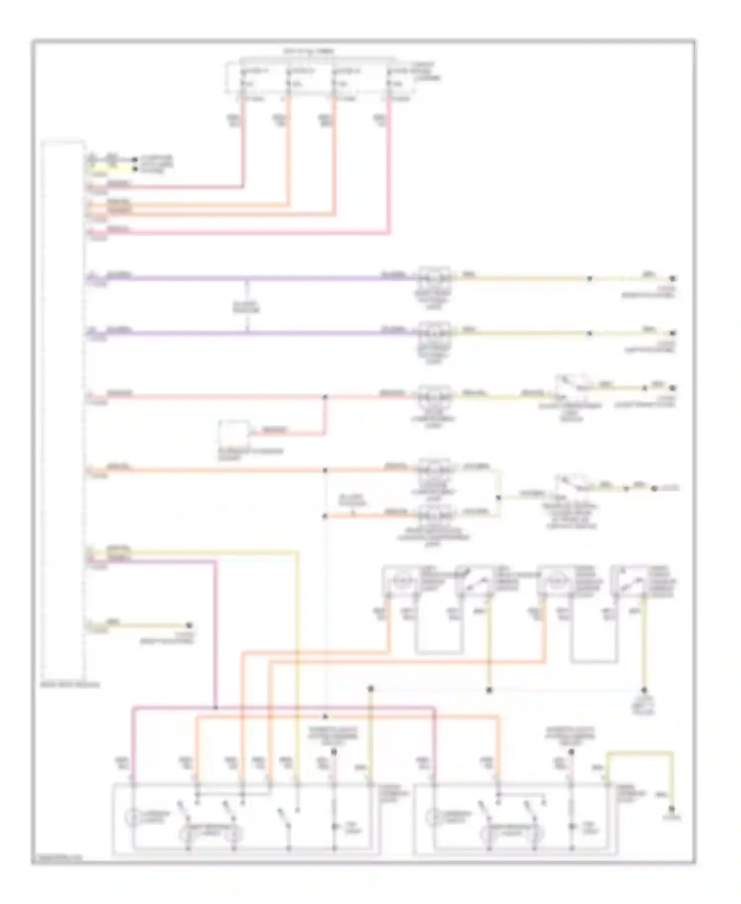 Wiring diagram basic body module for BMW 5 series E60/E61 (2002-2007) (2 of 14)