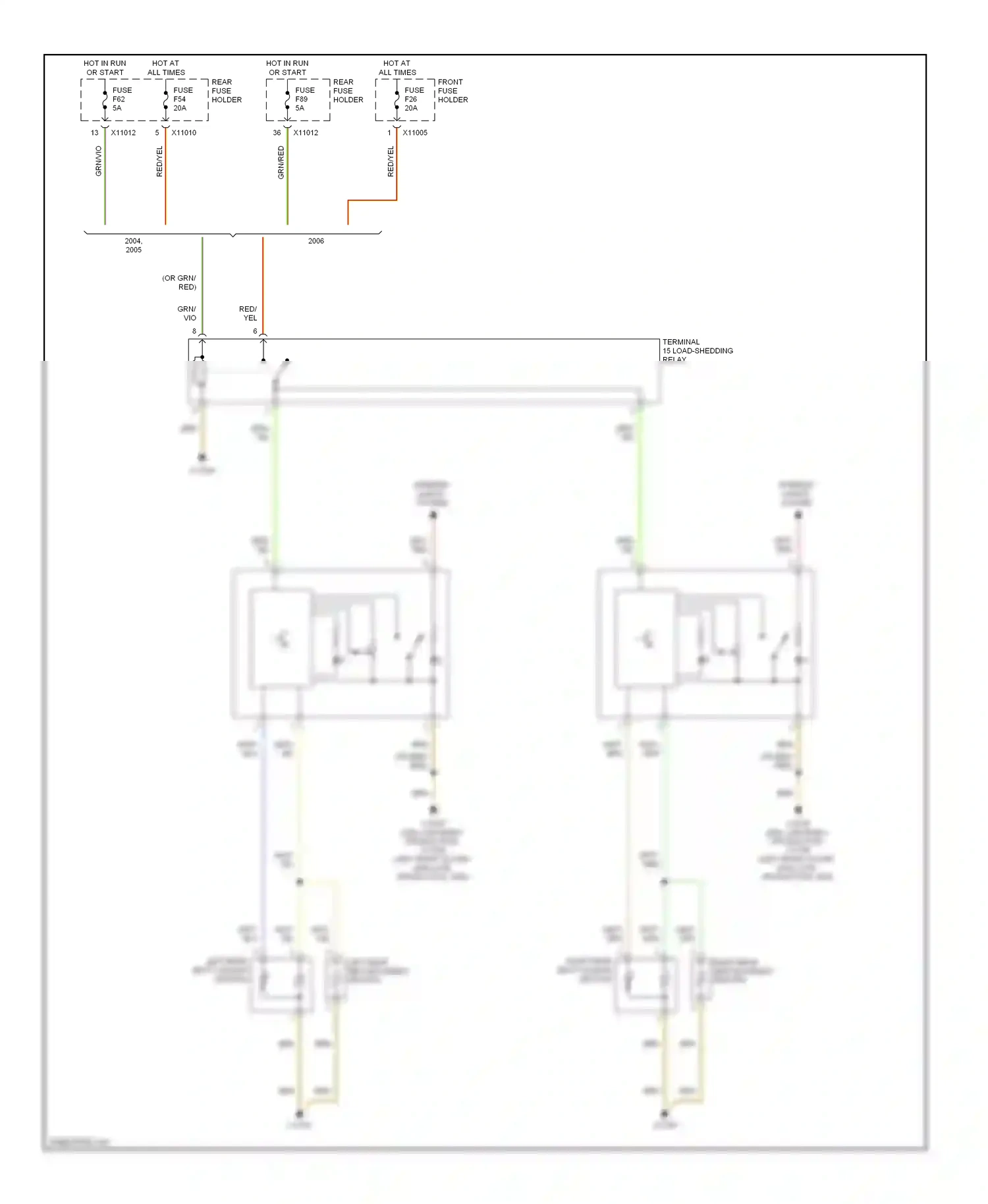 Wiring diagram blu for BMW 5 series E60/E61 (2002-2007) (50 of 78)