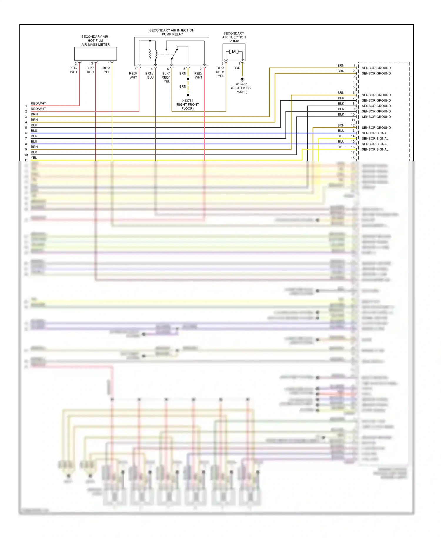 Wiring diagram blu for BMW 5 series E60/E61 (2002-2007) (20 of 78)