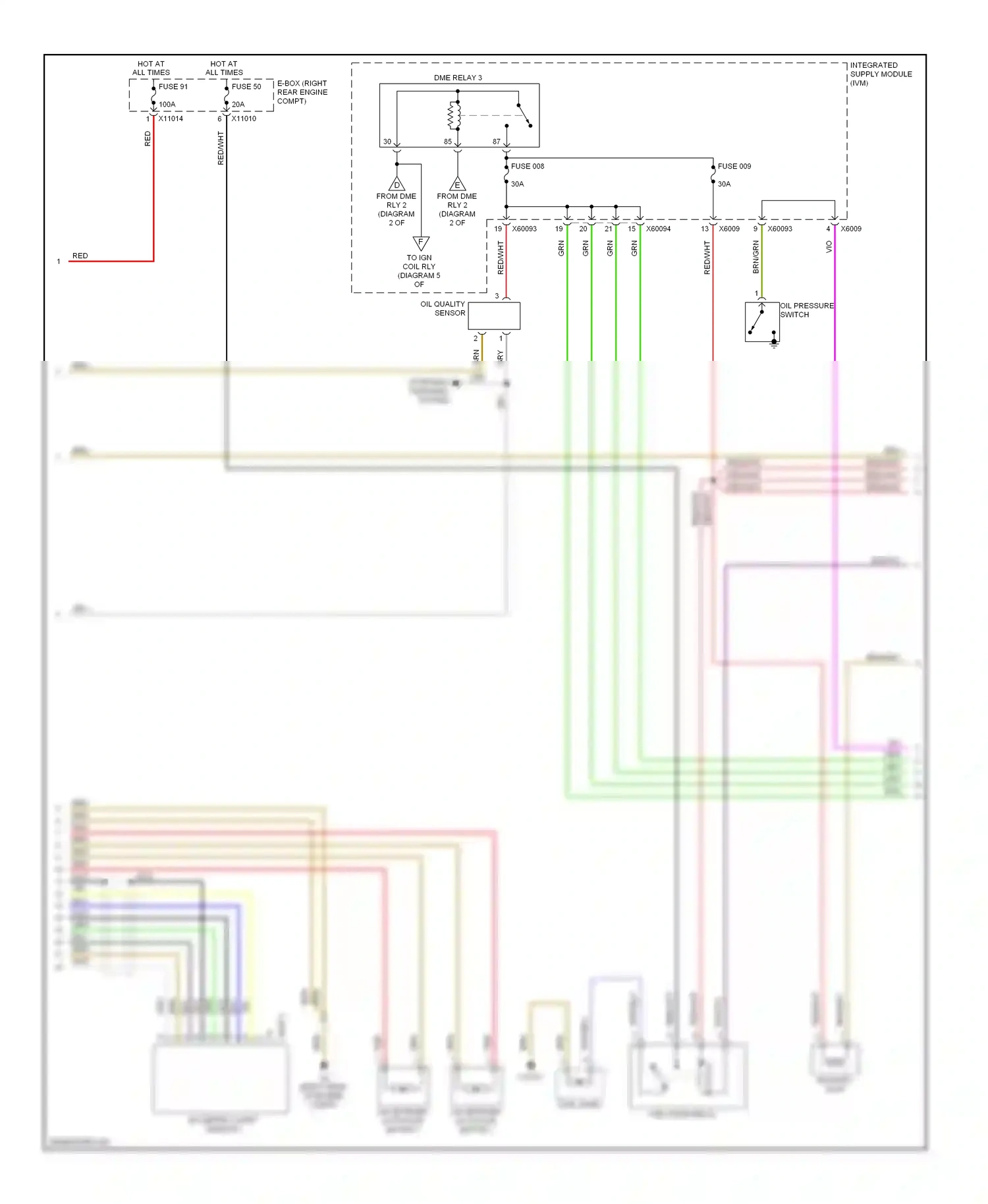 Wiring diagram blu for BMW 5 series E60/E61 (2002-2007) (76 of 78)