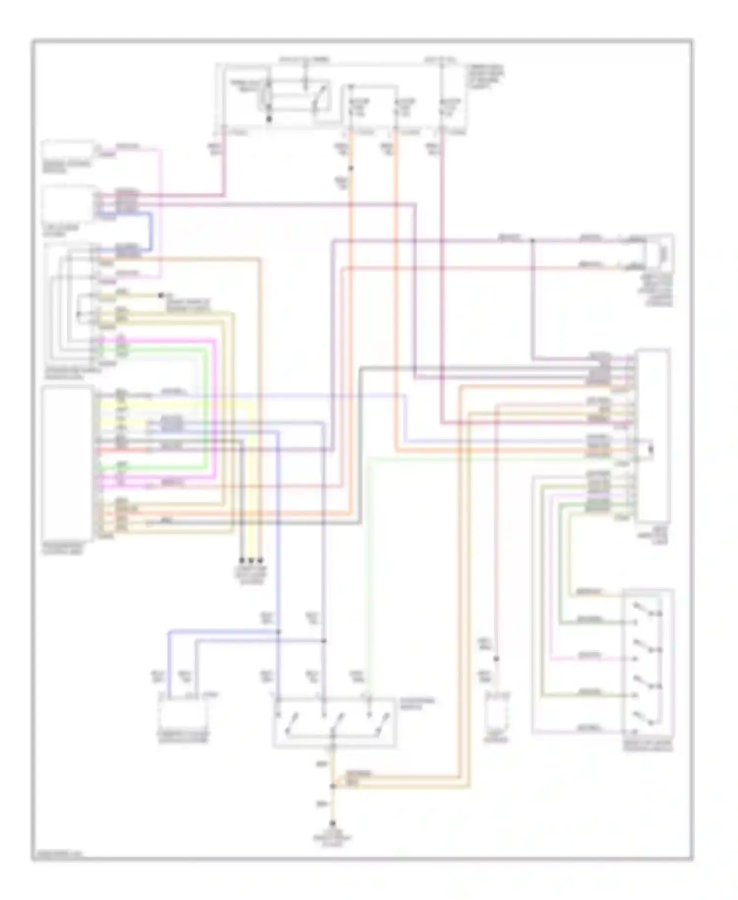 Wiring diagram car access system for BMW 5 series E60/E61 (2002-2007) (22 of 27)
