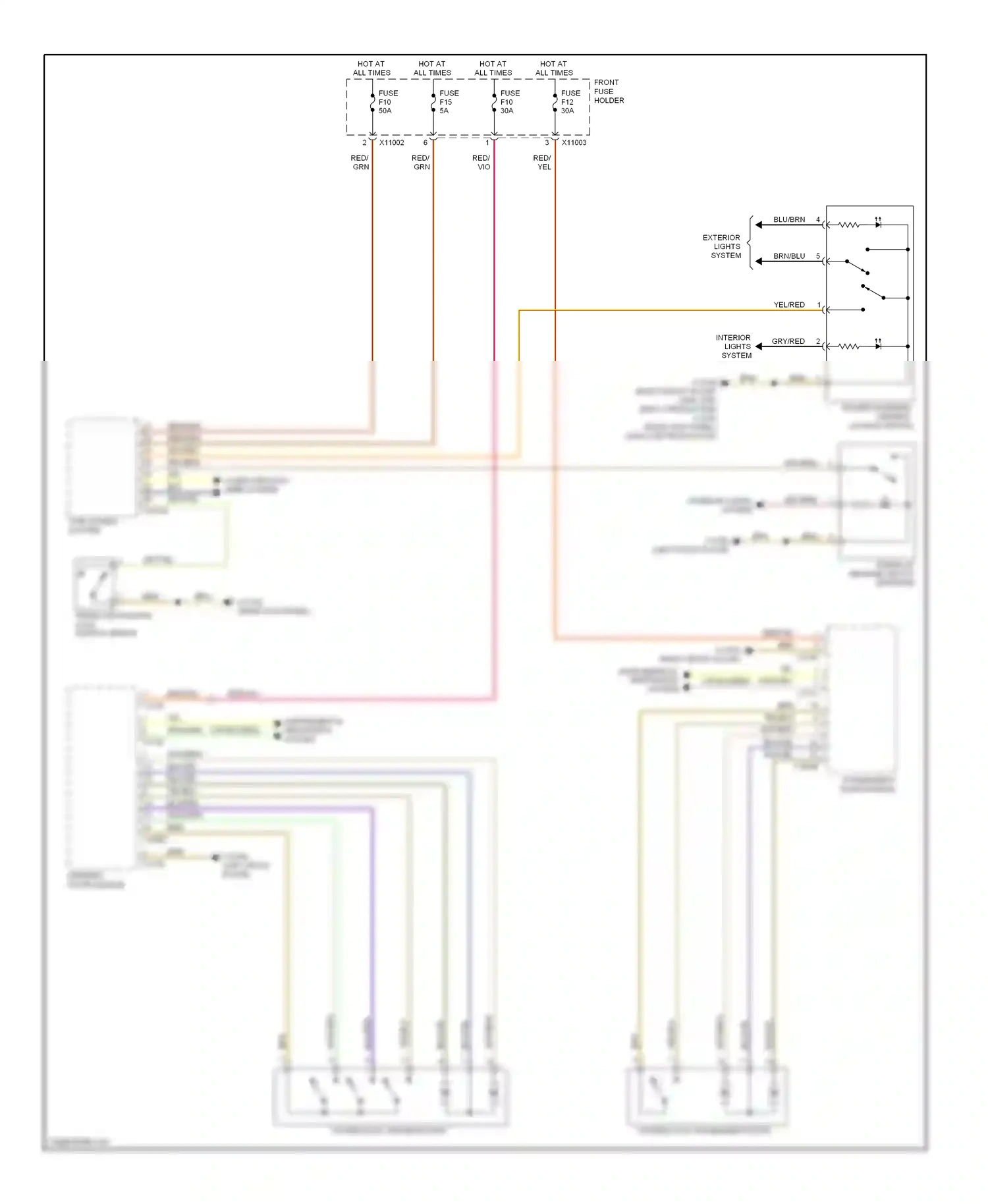 BMW 5 series E60/E61 (2002-2007) computer data lines system wiring diagram  (47 of 75)