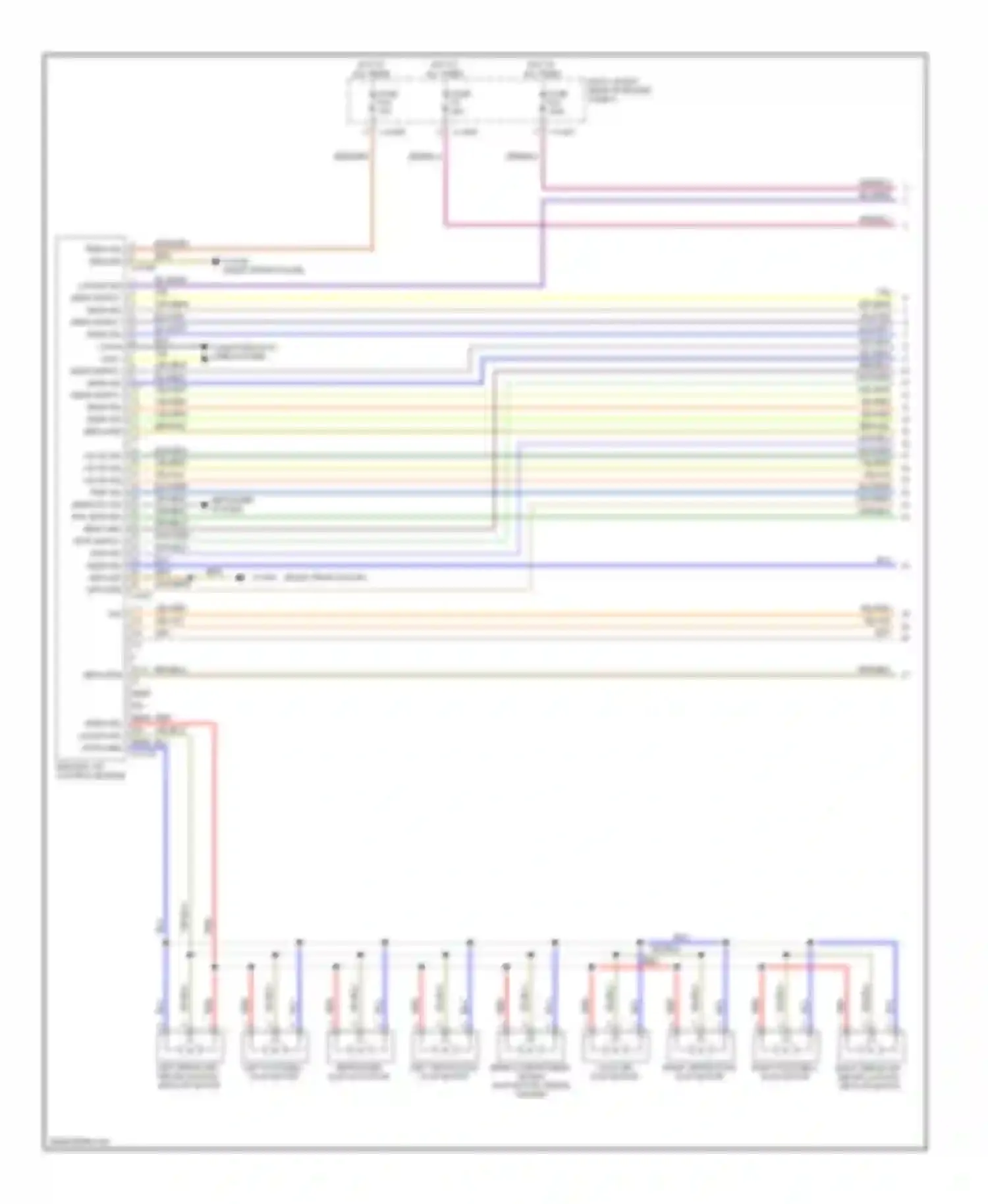 Wiring diagram defogger system for BMW 5 series E60/E61 (2002-2007) (1 of 2)
