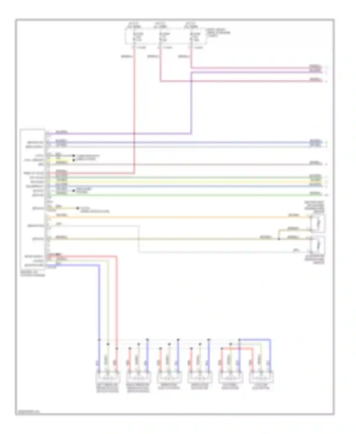 Wiring diagram defogger system for BMW 5 series E60/E61 (2002-2007) (2 of 2)