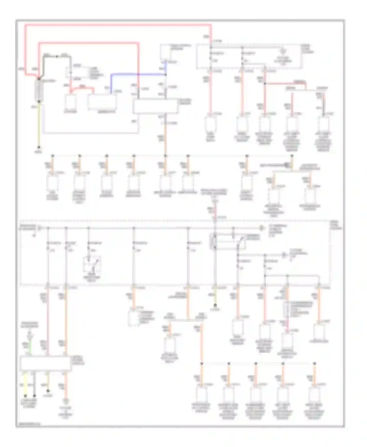 Wiring diagram to fuse for BMW 5 series E60/E61 (2002-2007)