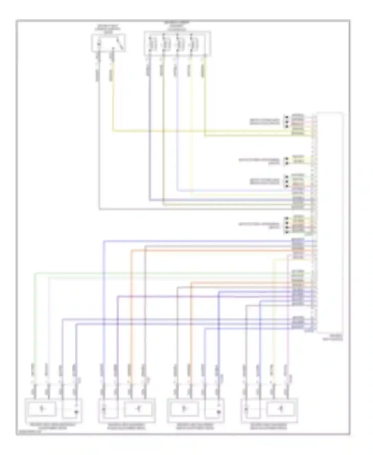 Wiring diagram blk/red for BMW 5 series E60/E61 (2002-2007)