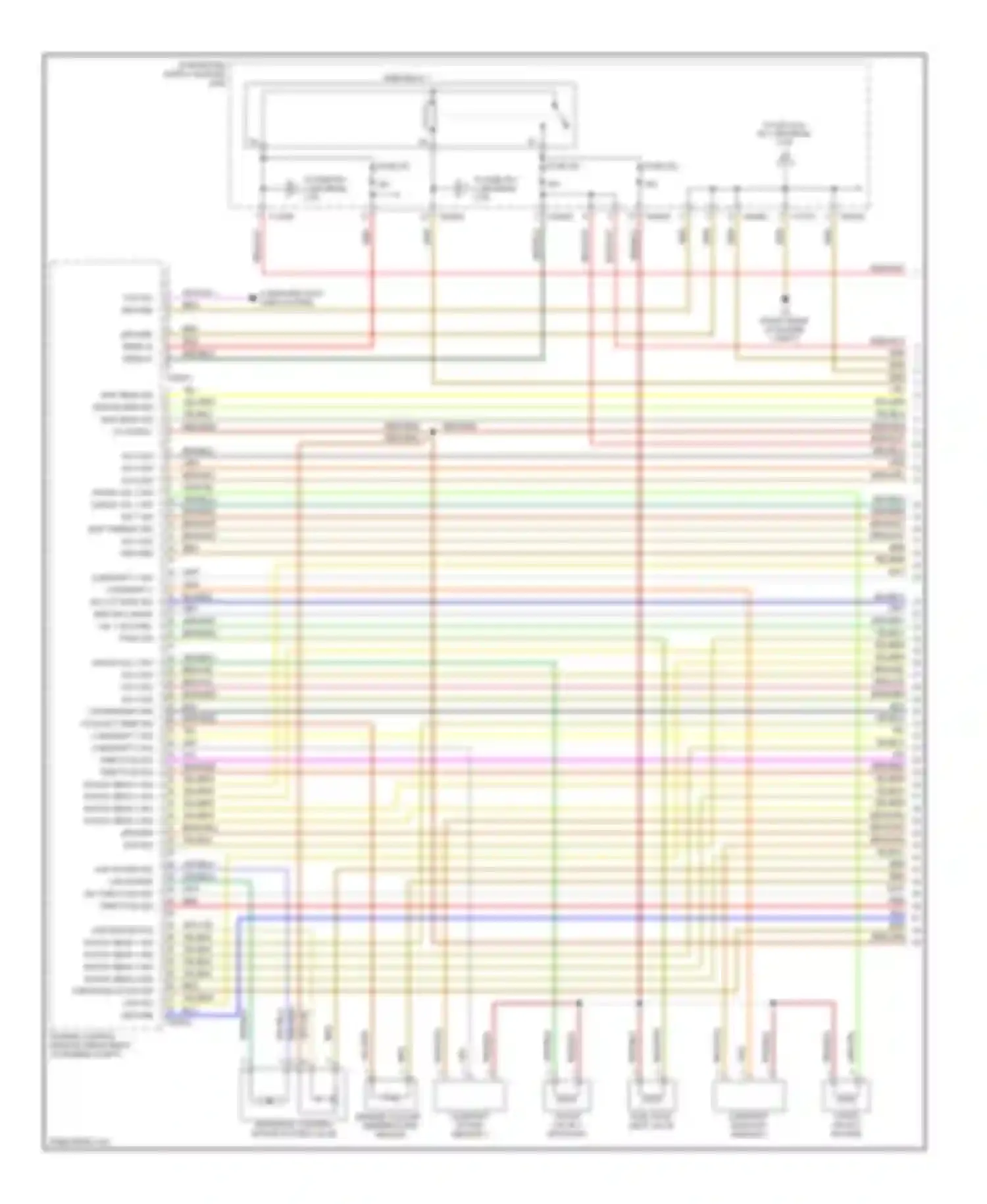 Wiring diagram fuse 007 for BMW 5 series E60/E61 (2002-2007) (1 of 1)