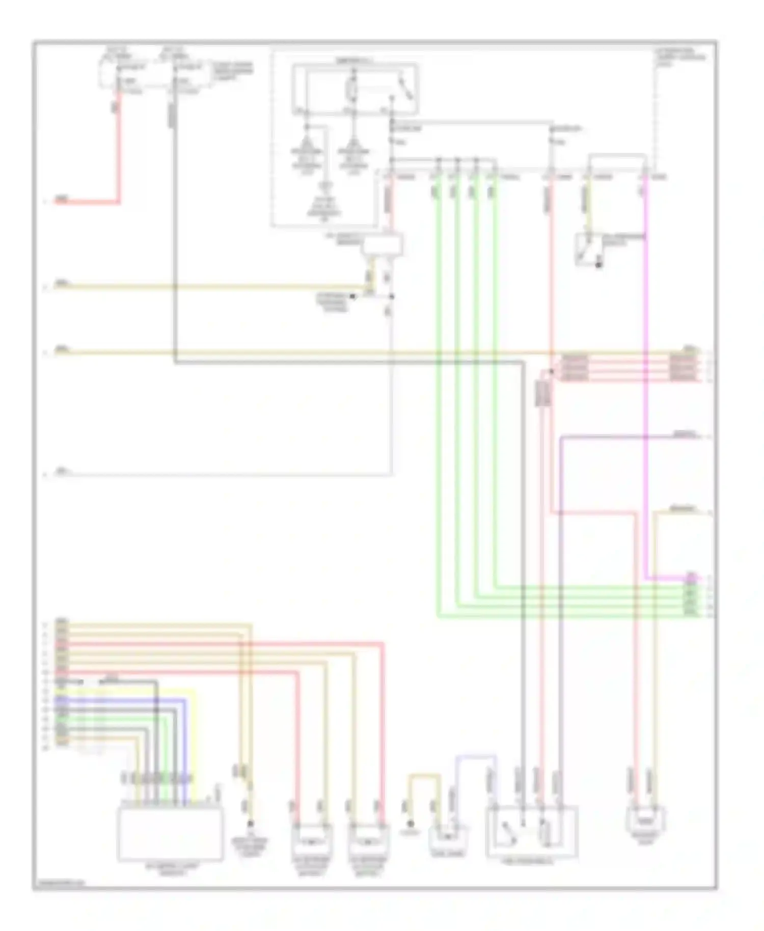 Wiring diagram fuse 009 for BMW 5 series E60/E61 (2002-2007) (1 of 1)